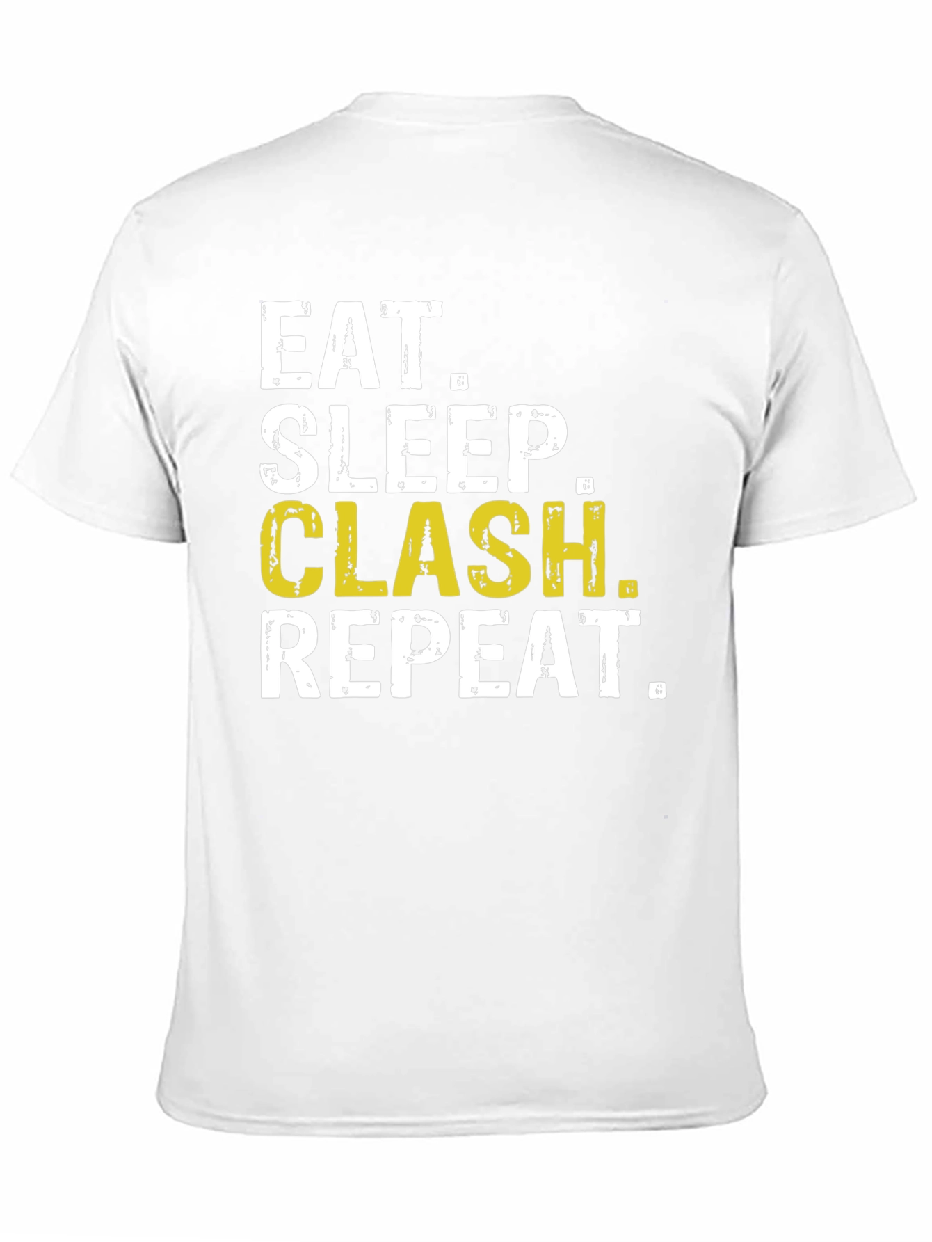 Black Eat Sleep Clash Repeat Black T-Shirt view 11