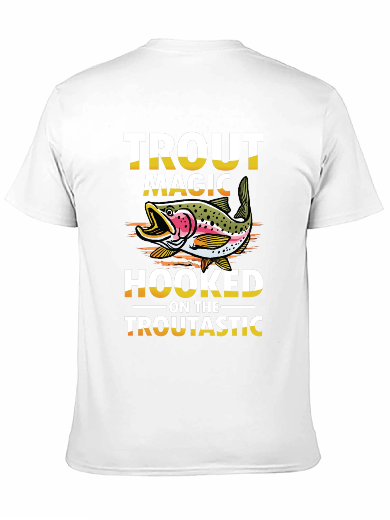 Black Trout Magic T-Shirt - Hooked on the Trouttastic view 11