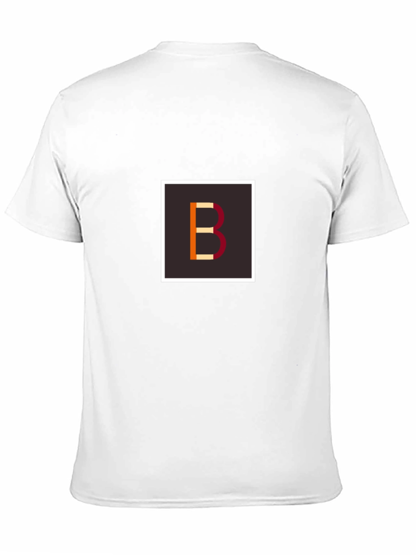Black Modern Letter B Graphic Tee - Stylish Unisex Shirt view 11