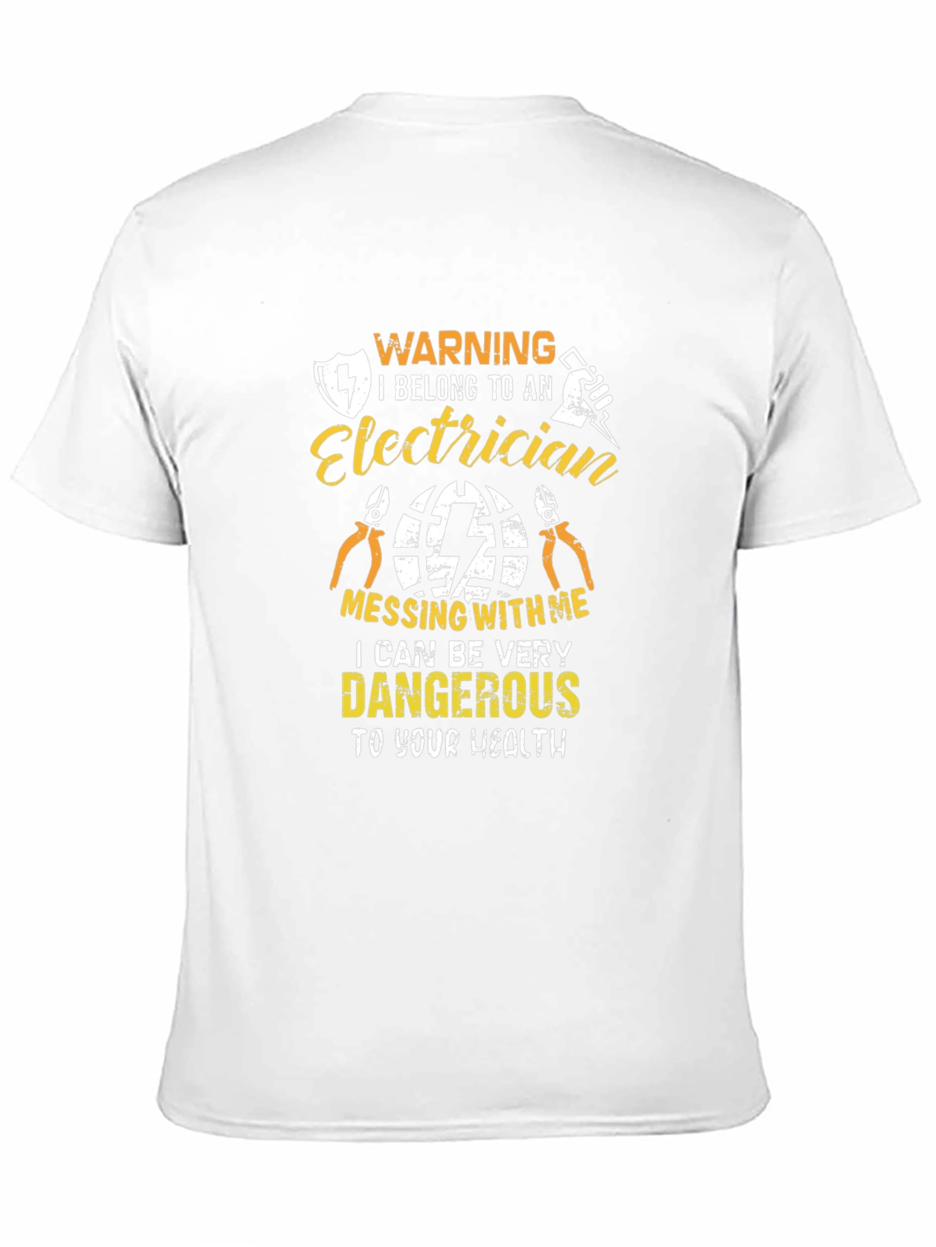 Warning Electrician T-Shirt - 11