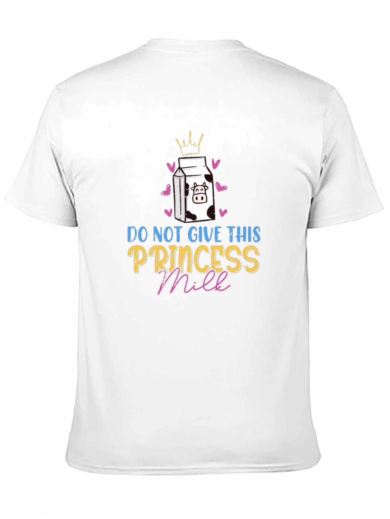 Black Do Not Give This Princess Milk T-Shirt view 11