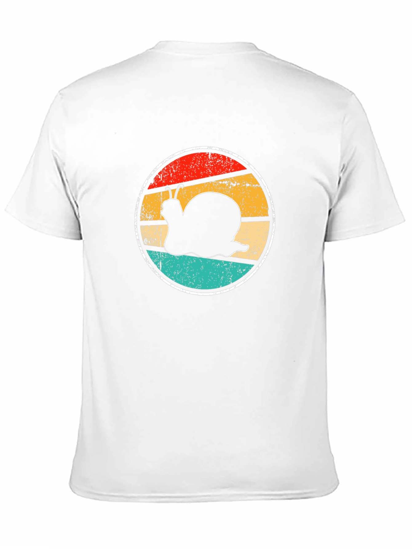 Black Retro Snail Graphic Tee - Vintage Style T-Shirt view 11