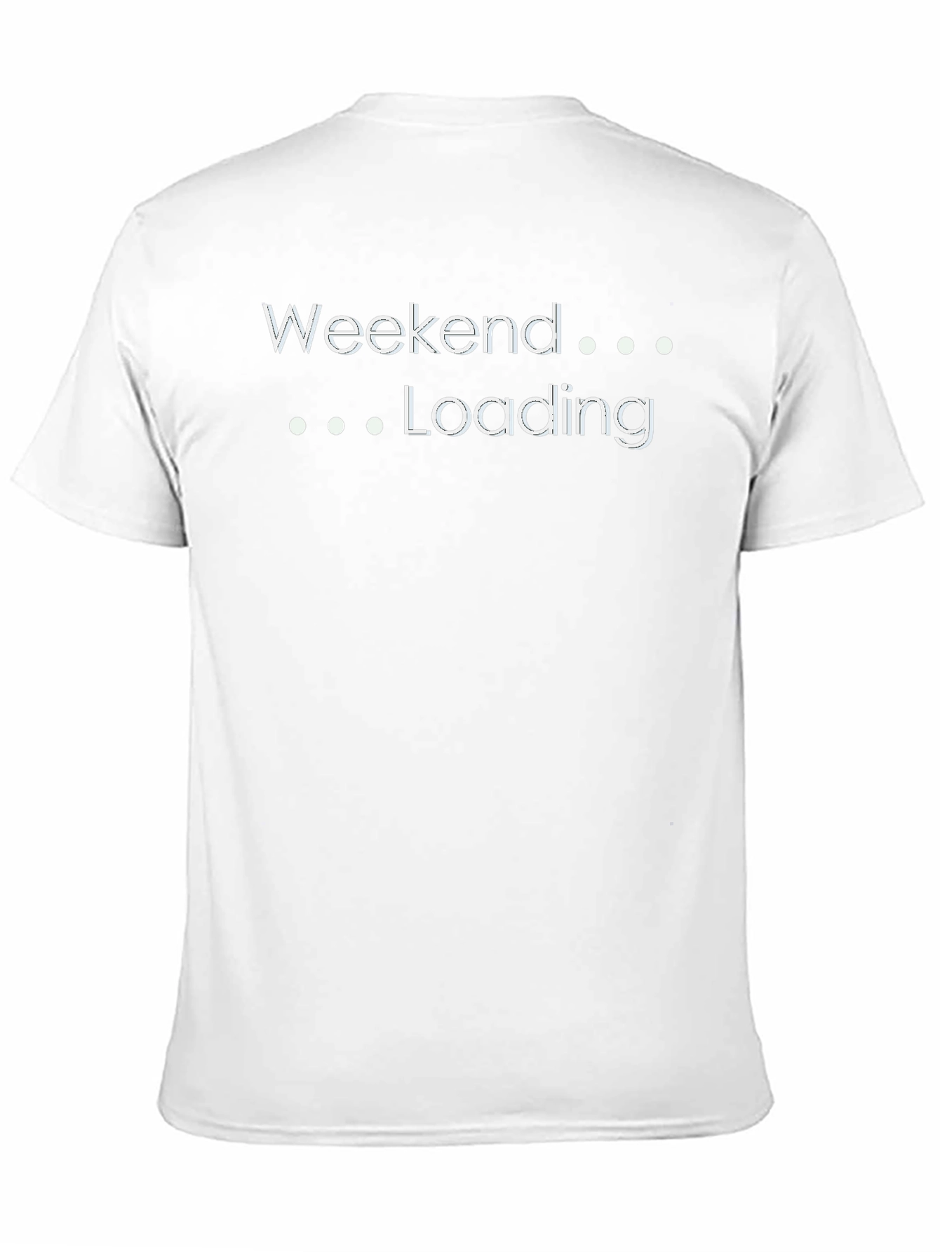 Black Weekend Loading Black Graphic Tee view 11