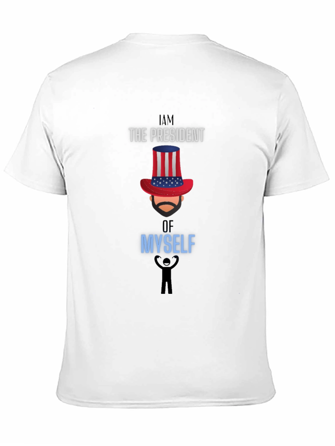 Black I Am The President Of Myself Graphic Tee view 11