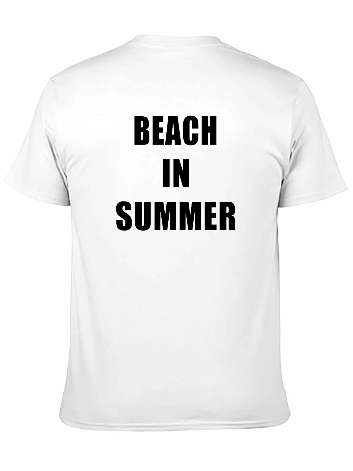 Black Beach In Summer Black T-Shirt view 11