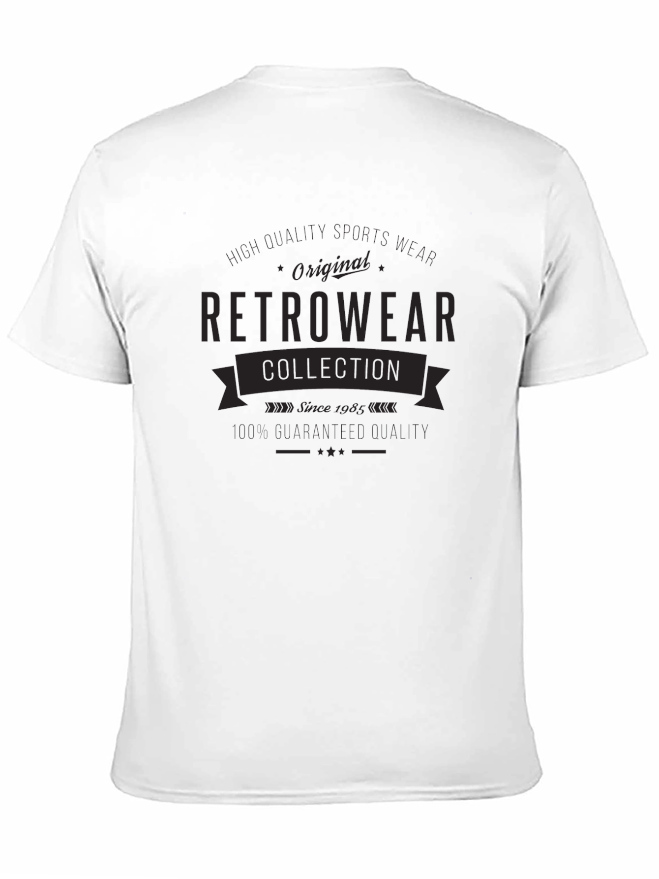 Black Retro Wear Collection T-Shirt view 11