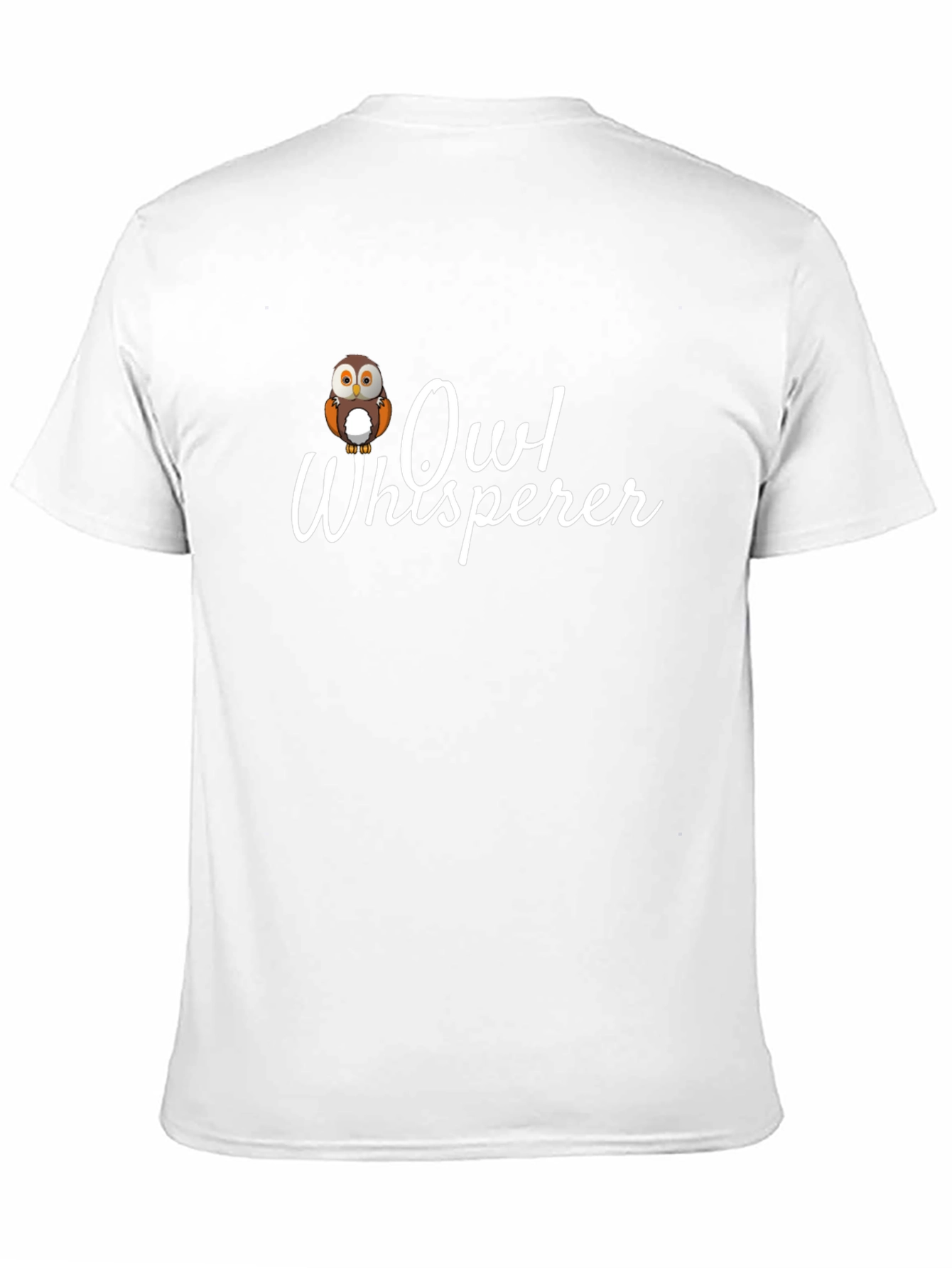 Black Owl Whisperer Graphic Tee - Black Cotton T-Shirt view 11