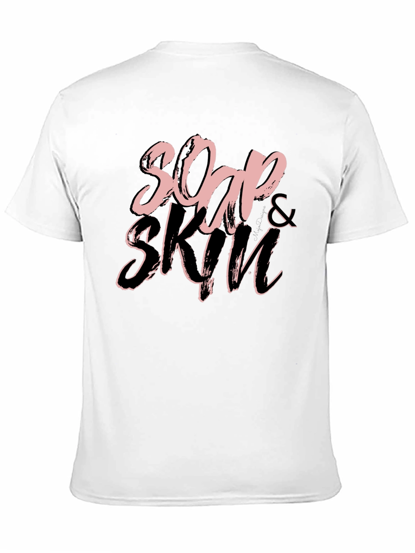 Black Soap & Skin Black Graphic T-Shirt view 11