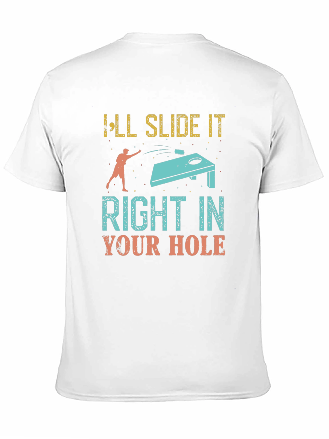 Black I'll Slide It Right In Your Hole T-Shirt view 11