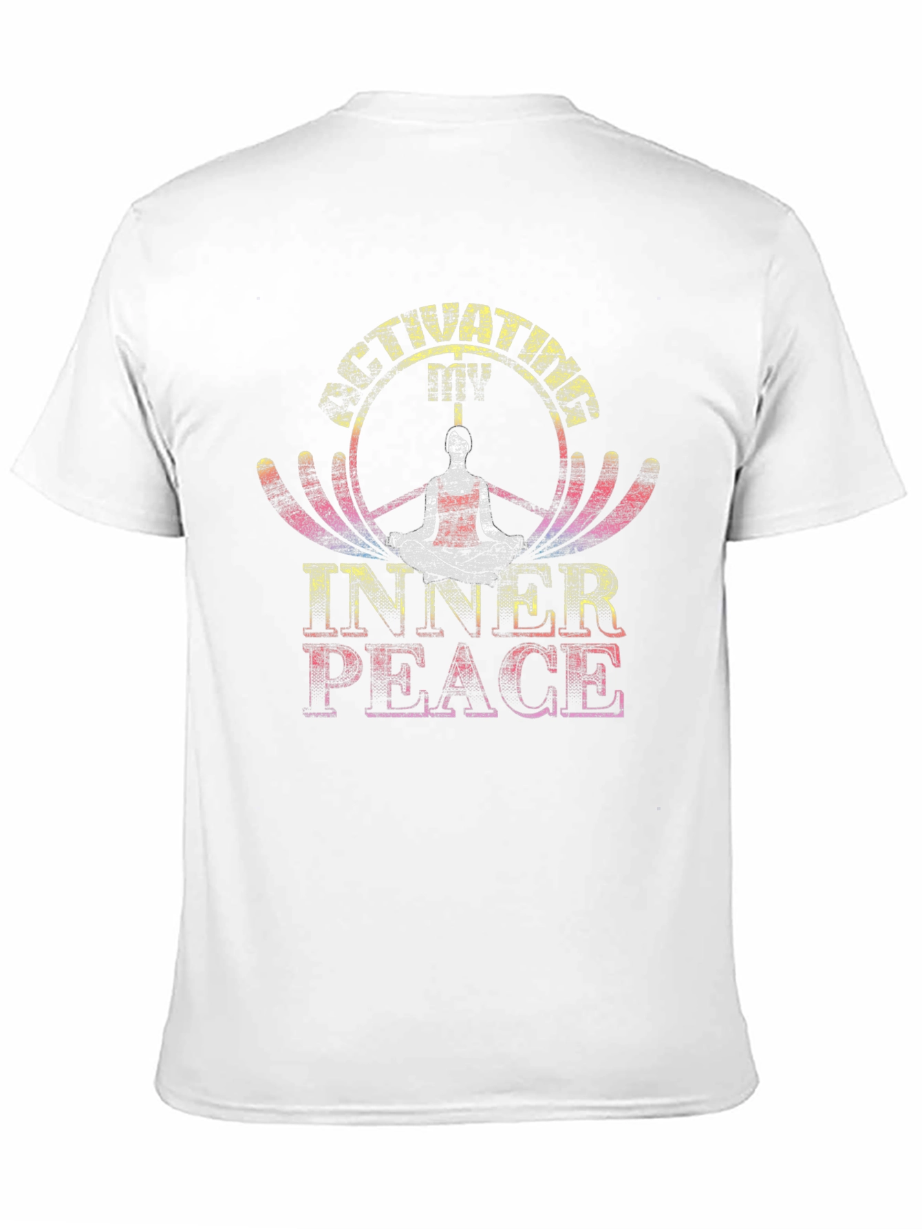 Black Inner Peace Graphic Tee - Meditative Style view 11
