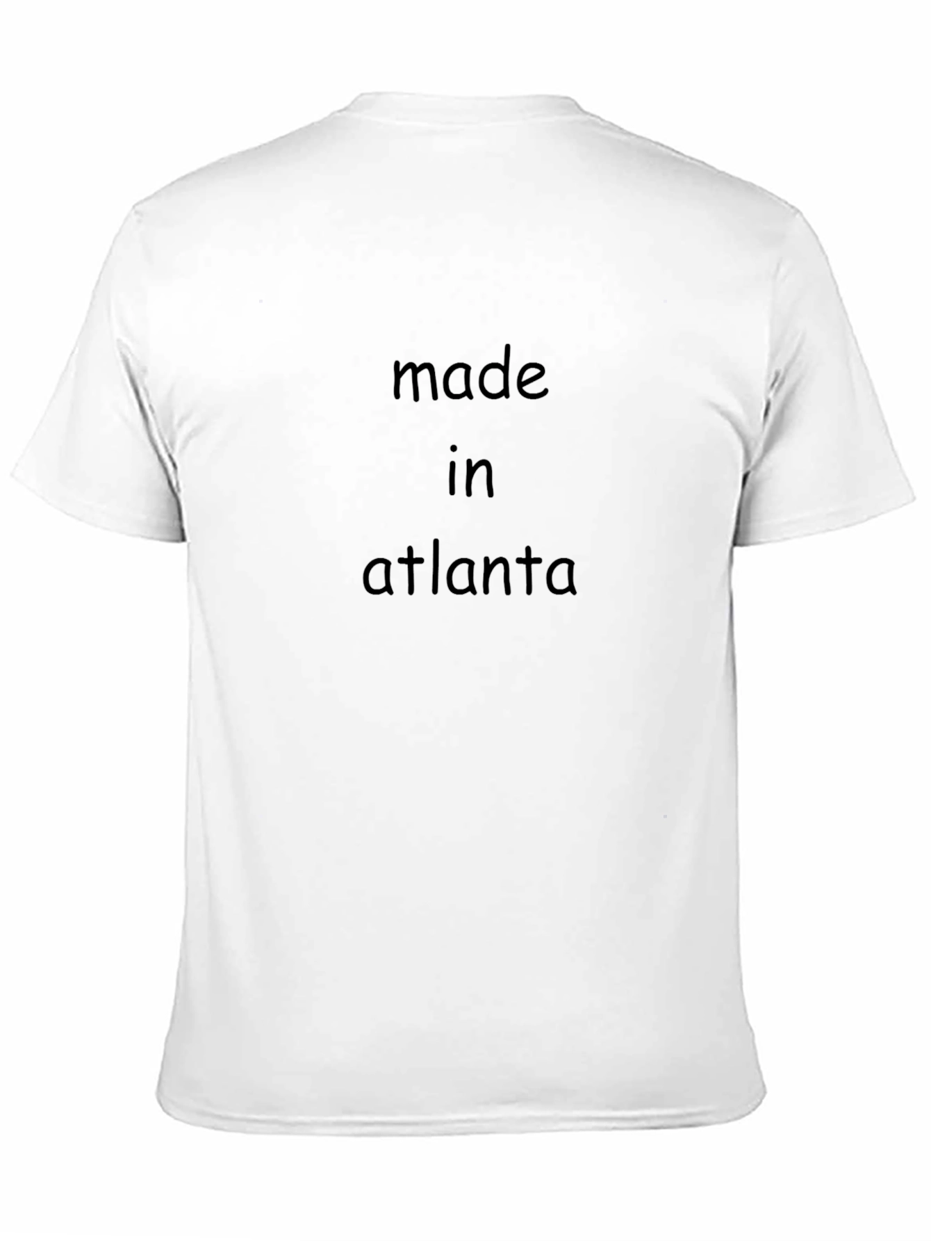Black Made In Atlanta T-Shirt | Soft Cotton Blend view 11