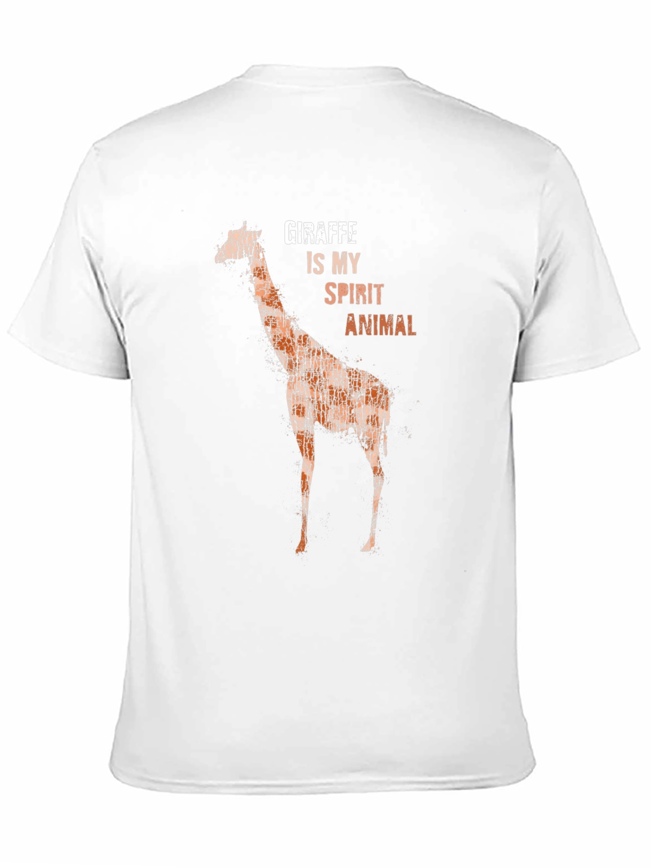 Black Giraffe Spirit Animal Graphic T-Shirt view 11