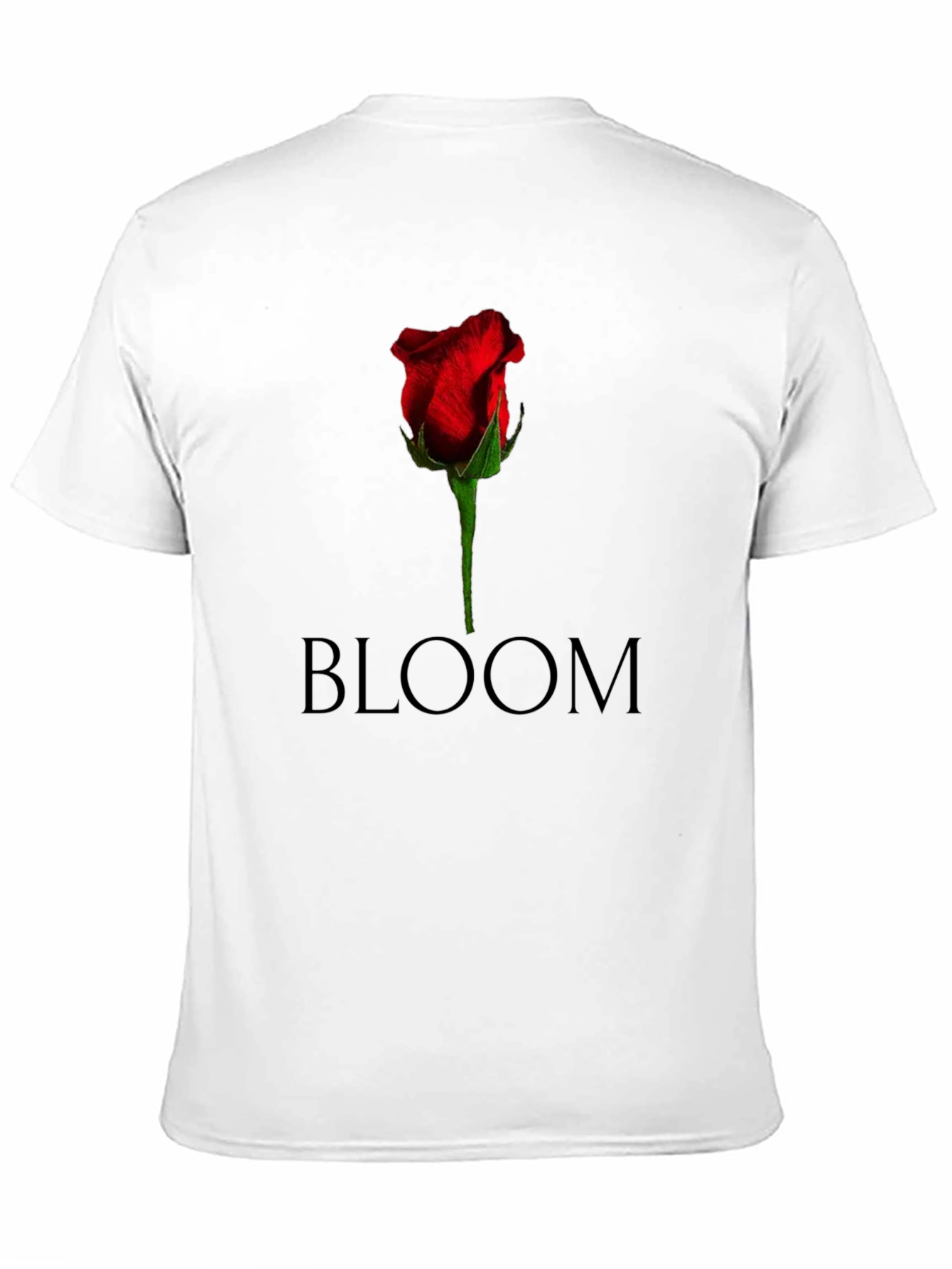 Black Bloom Rose Graphic Tee view 11