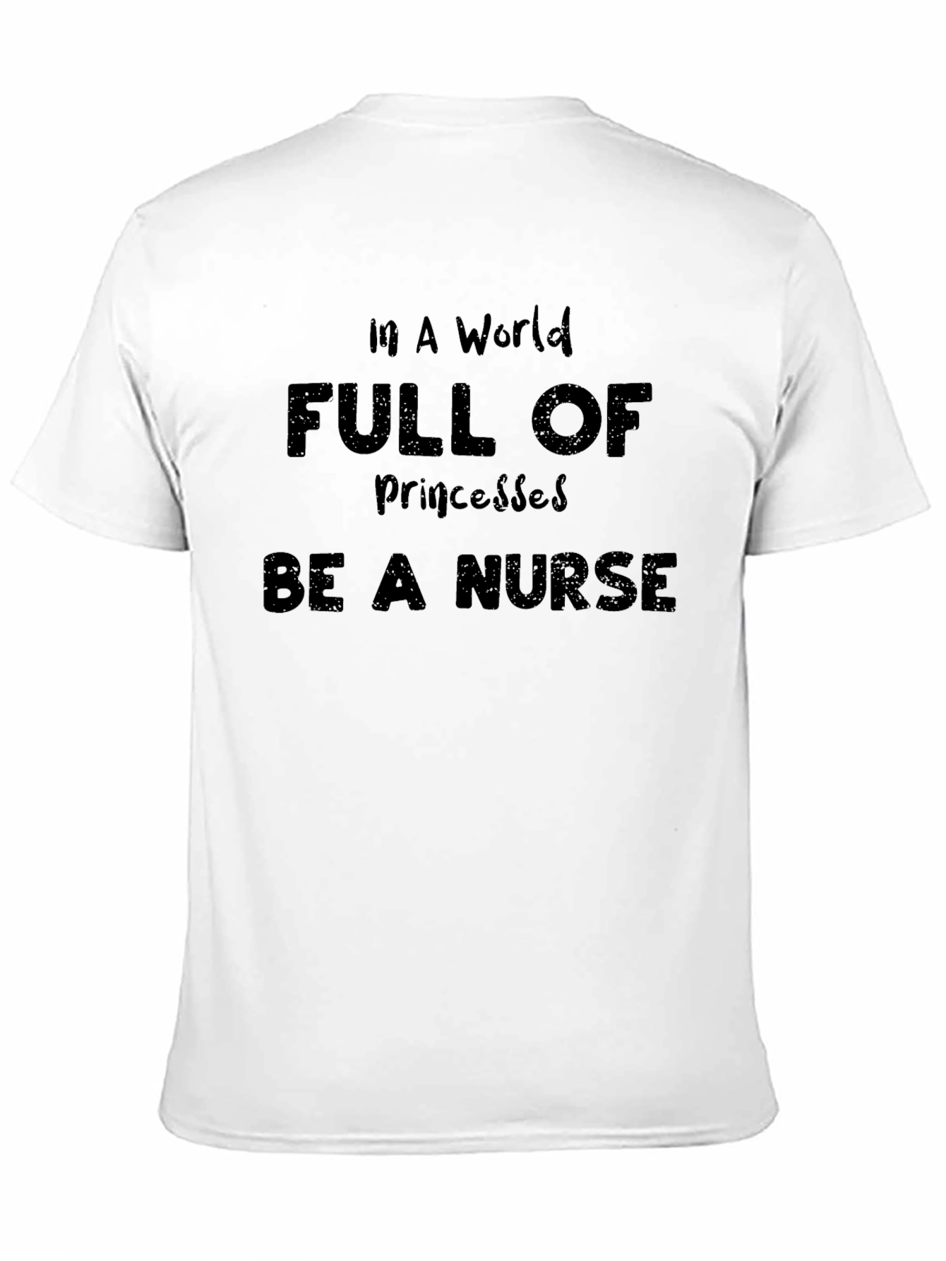 Black Be A Nurse Graphic Tee - Unisex Cotton T-Shirt view 11