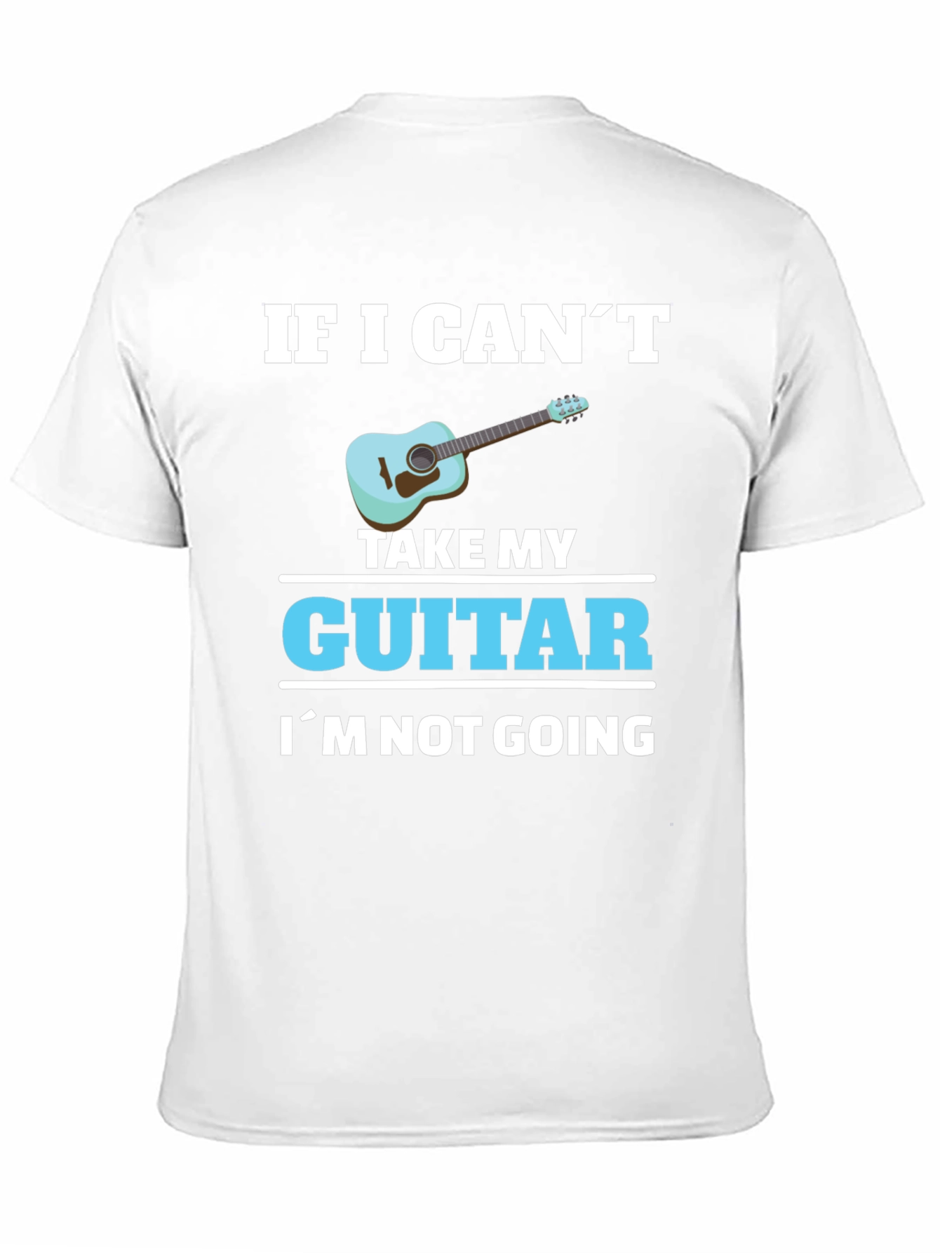 Black Guitar Lover T-Shirt: If I Can't Take My Guitar... view 11