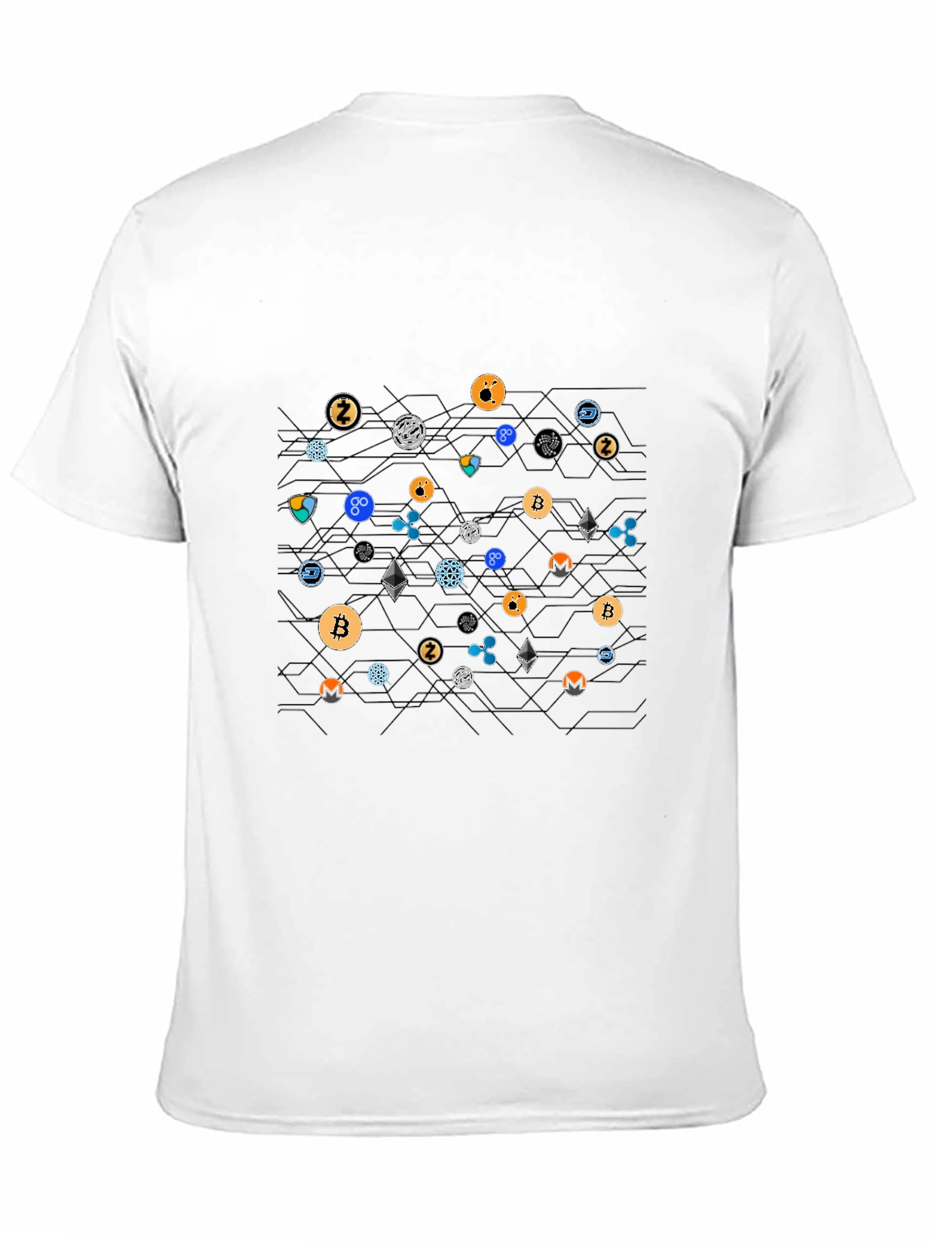 Black Crypto Black T-Shirt: Bitcoin, Ethereum, & More! view 11