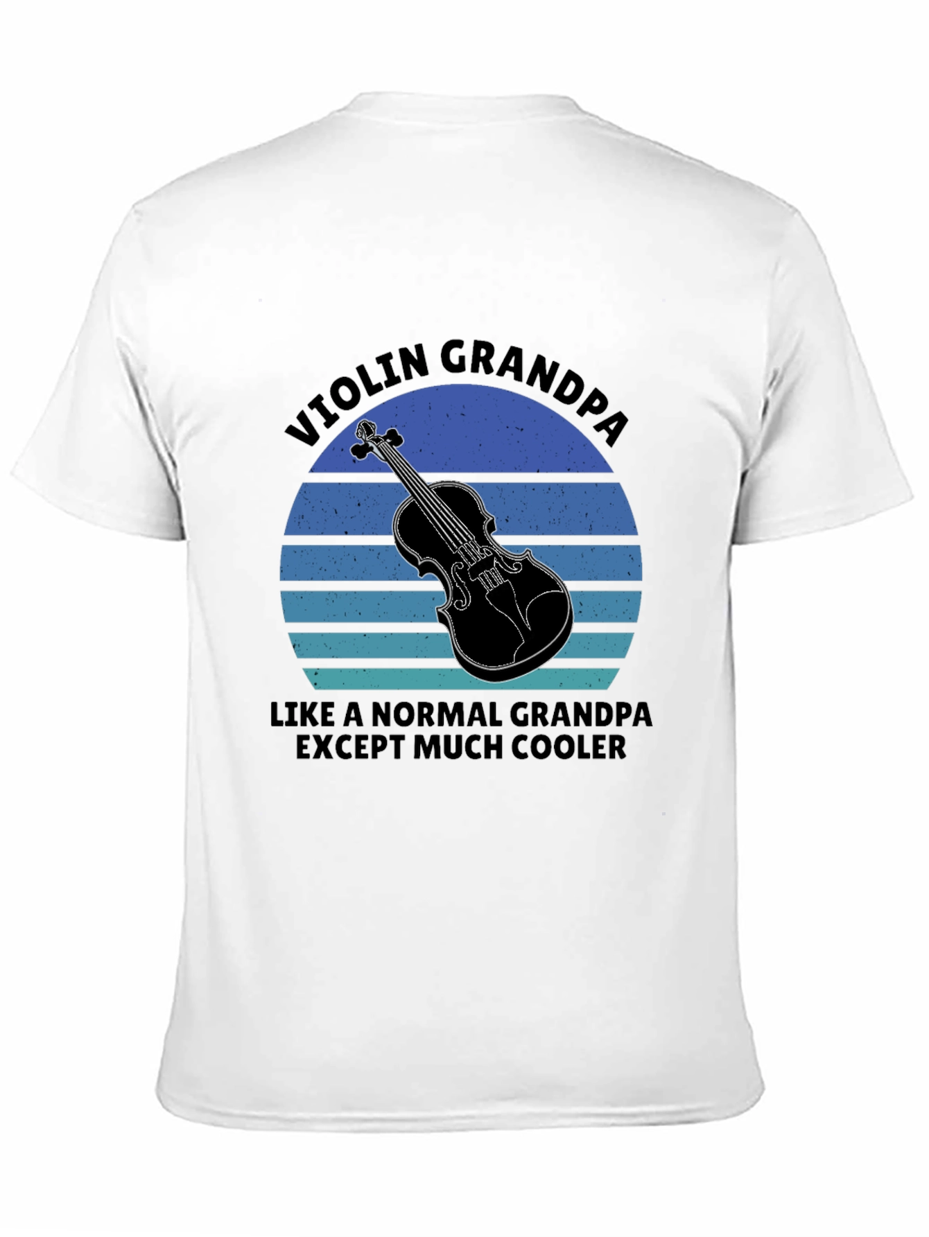 Black Violin Grandpa T-Shirt - Cool Musician Grandfather Tee view 11