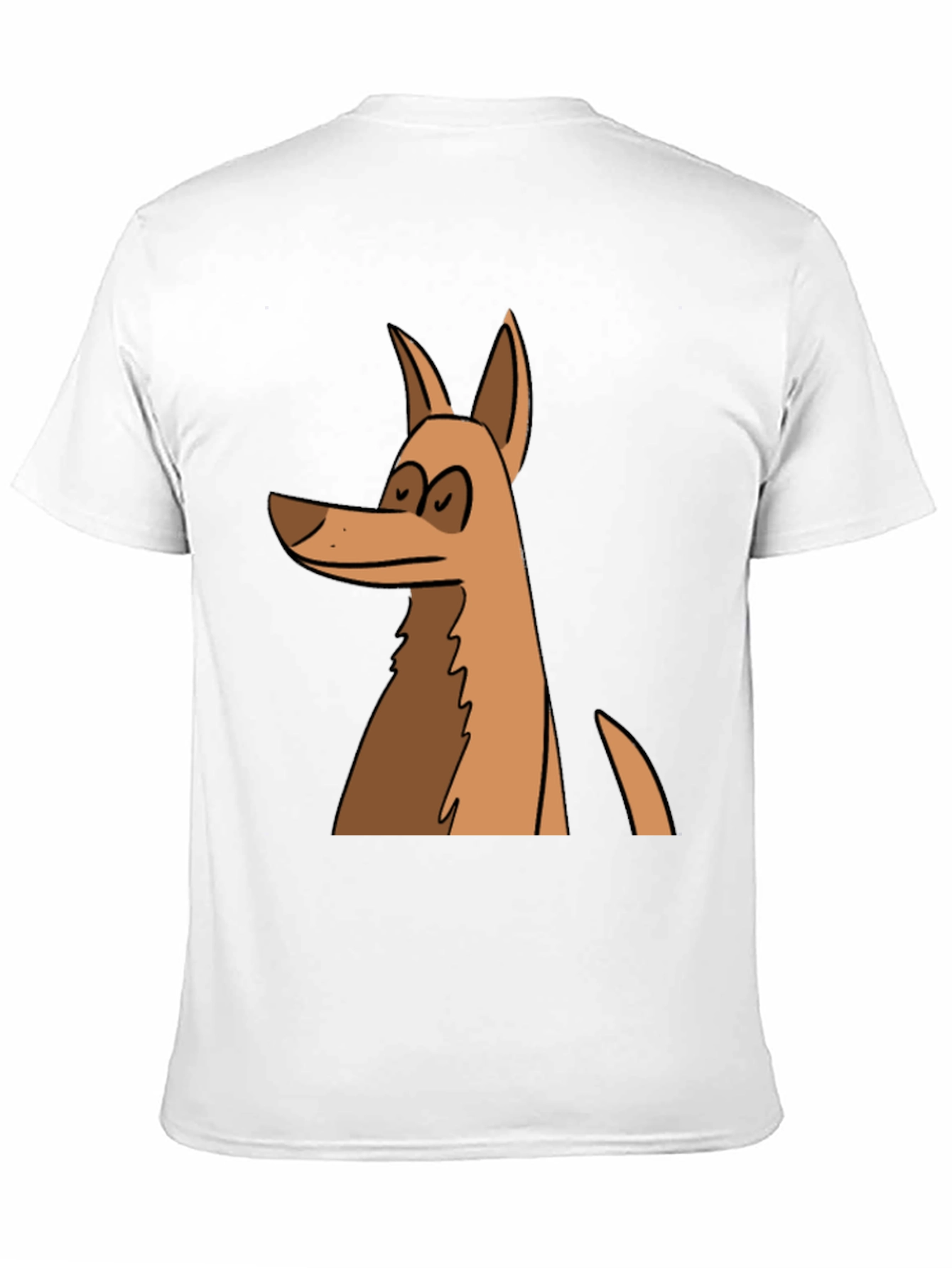 Black Funny Dog Graphic Tee - Black Unisex T-Shirt view 11