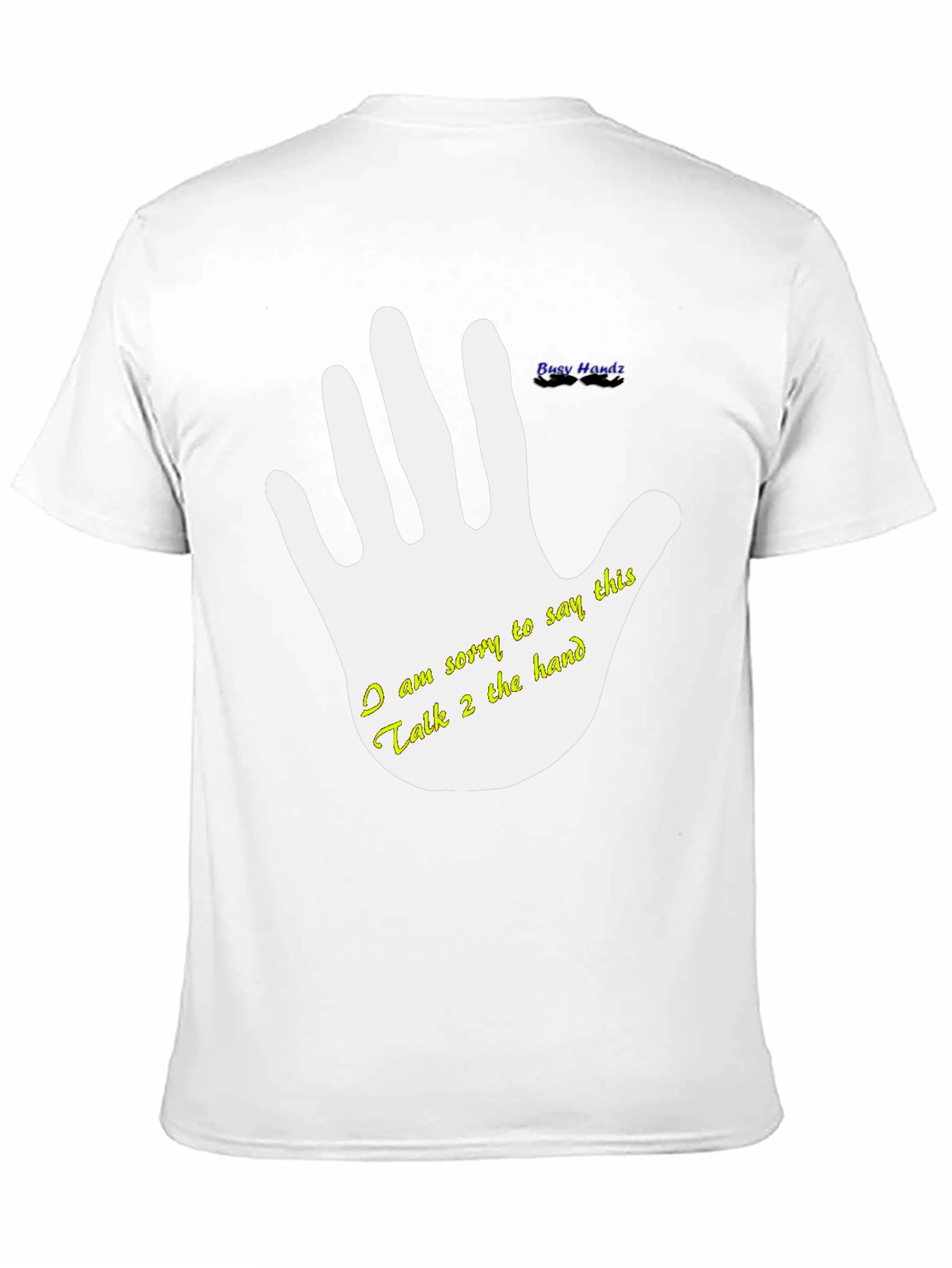 Black Talk to the Hand Graphic T-Shirt view 11