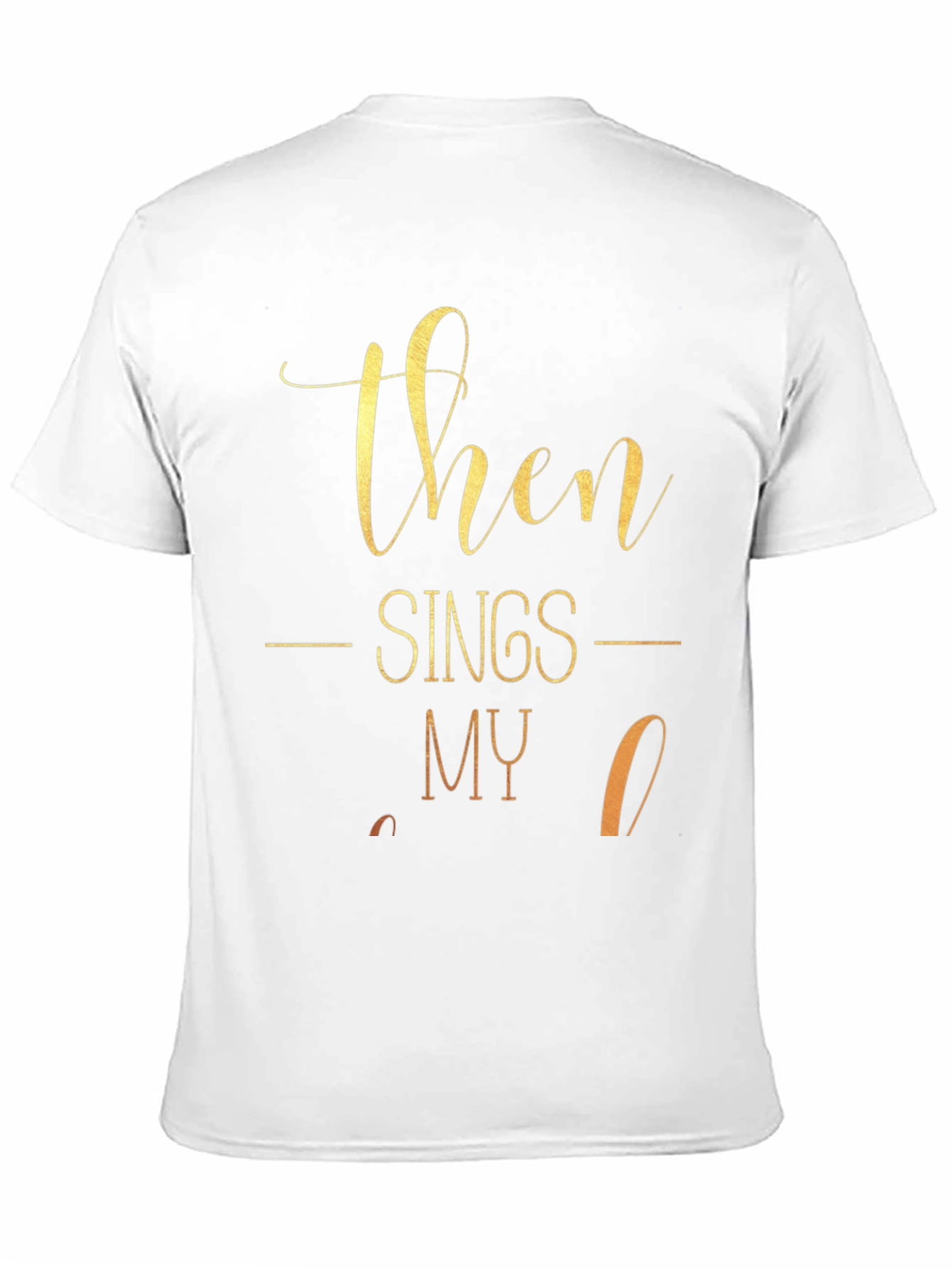 Black Then Sings My Soul T-Shirt - Black view 11