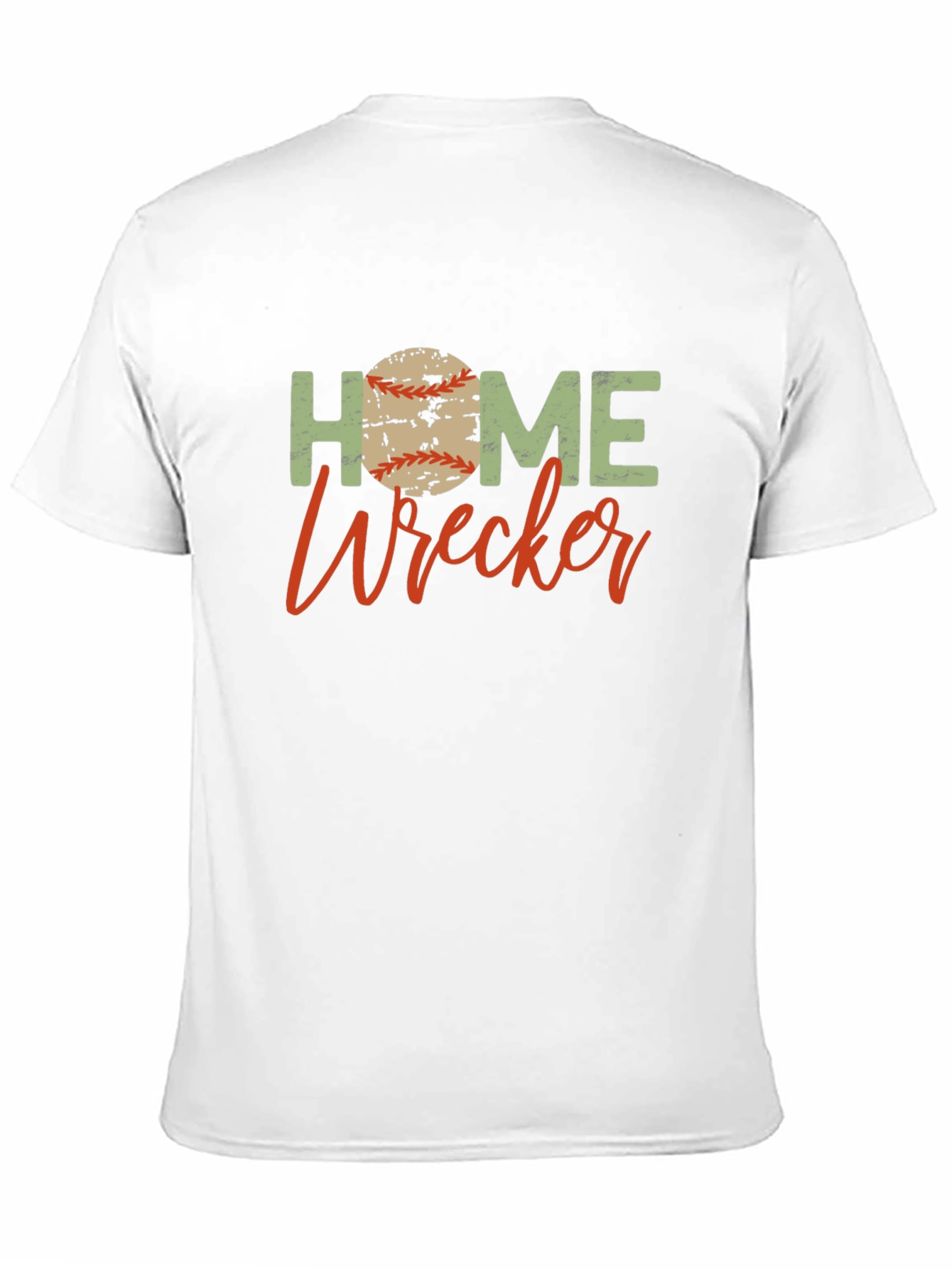 Black Home Wrecker Baseball T-Shirt view 11