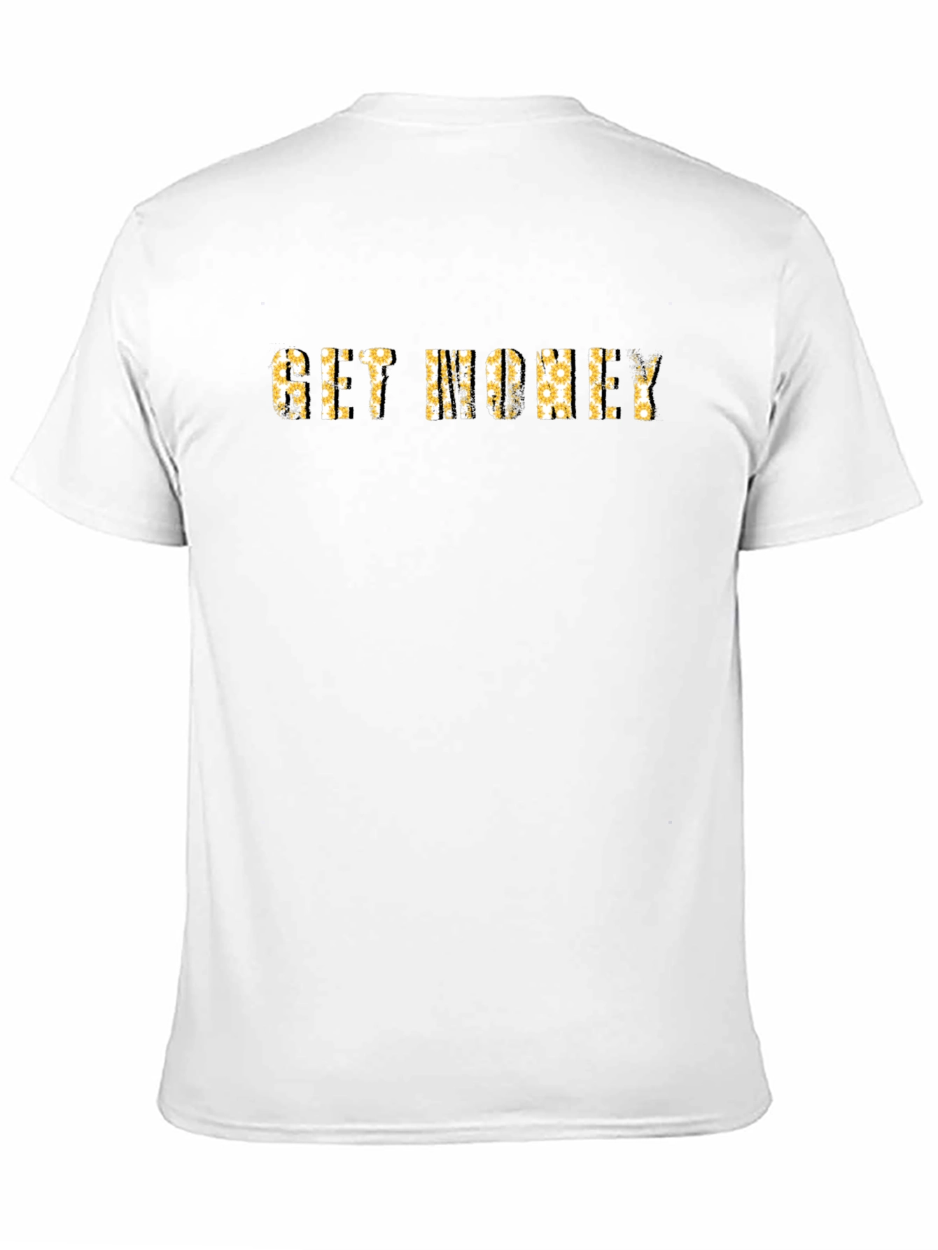 Black Get Money Graphic Print Crew Neck T-Shirt view 11