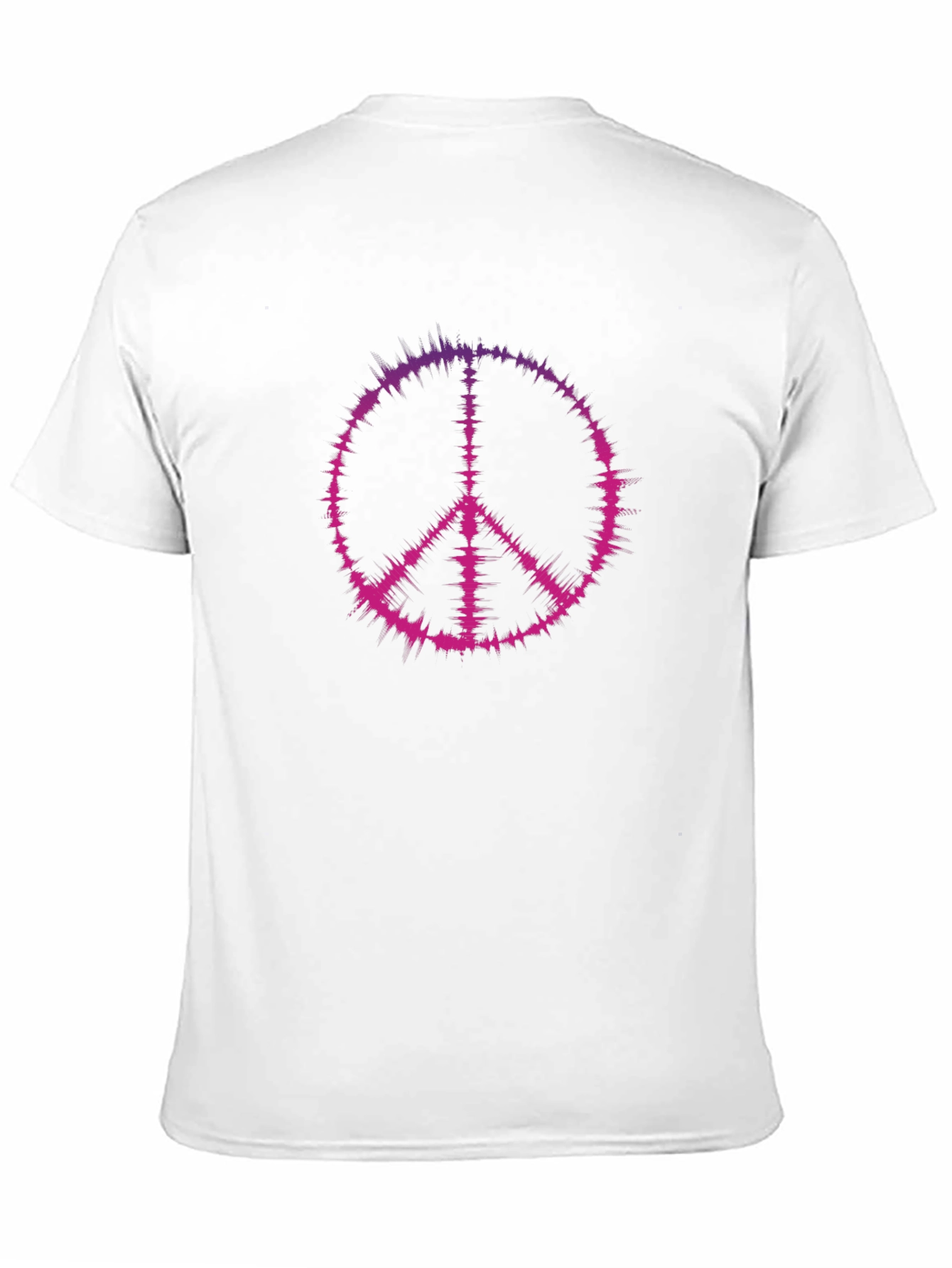 Black Peace Sign Graphic Tee - Black view 11