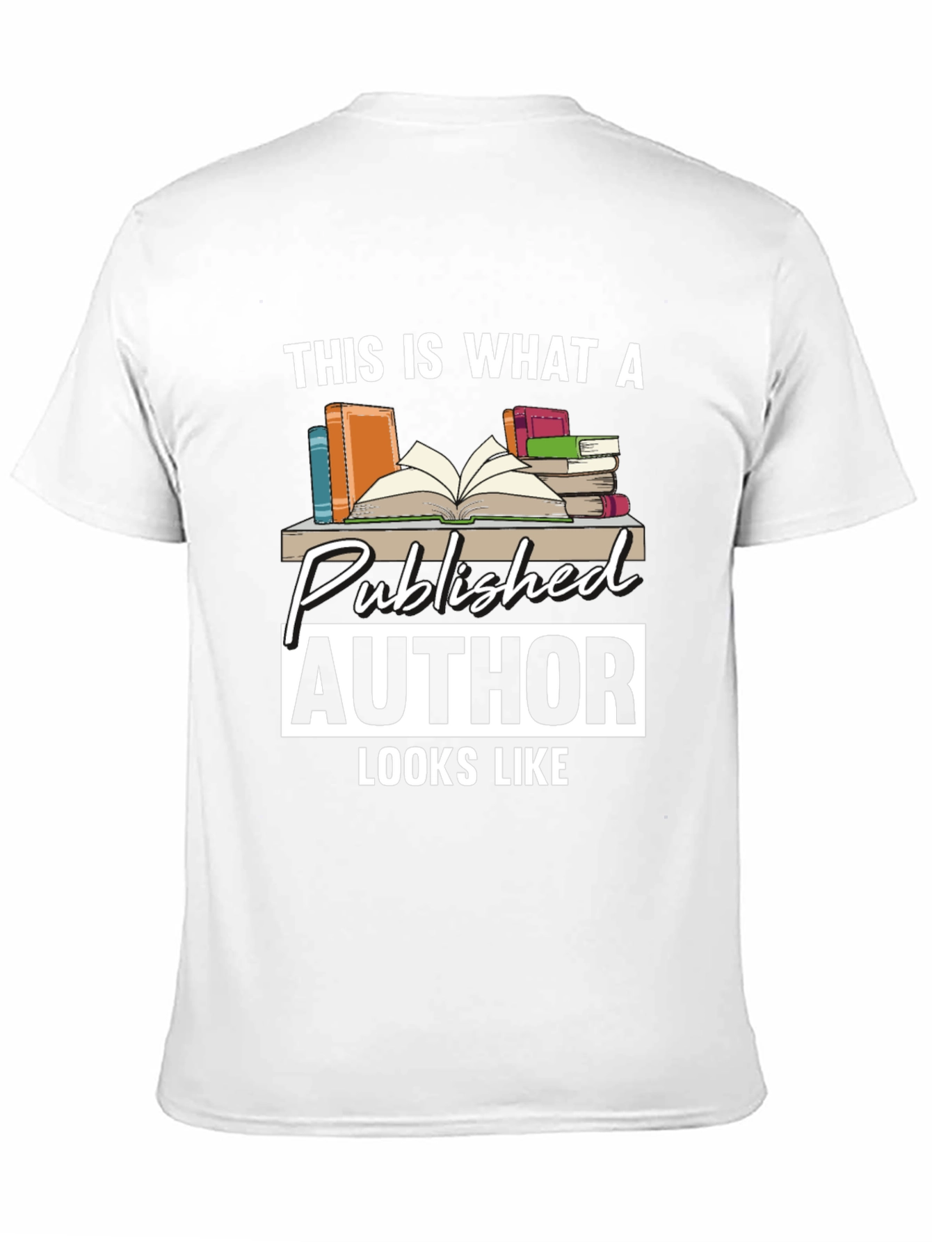 Black Published Author T-Shirt: Literary Gift for Writers view 11