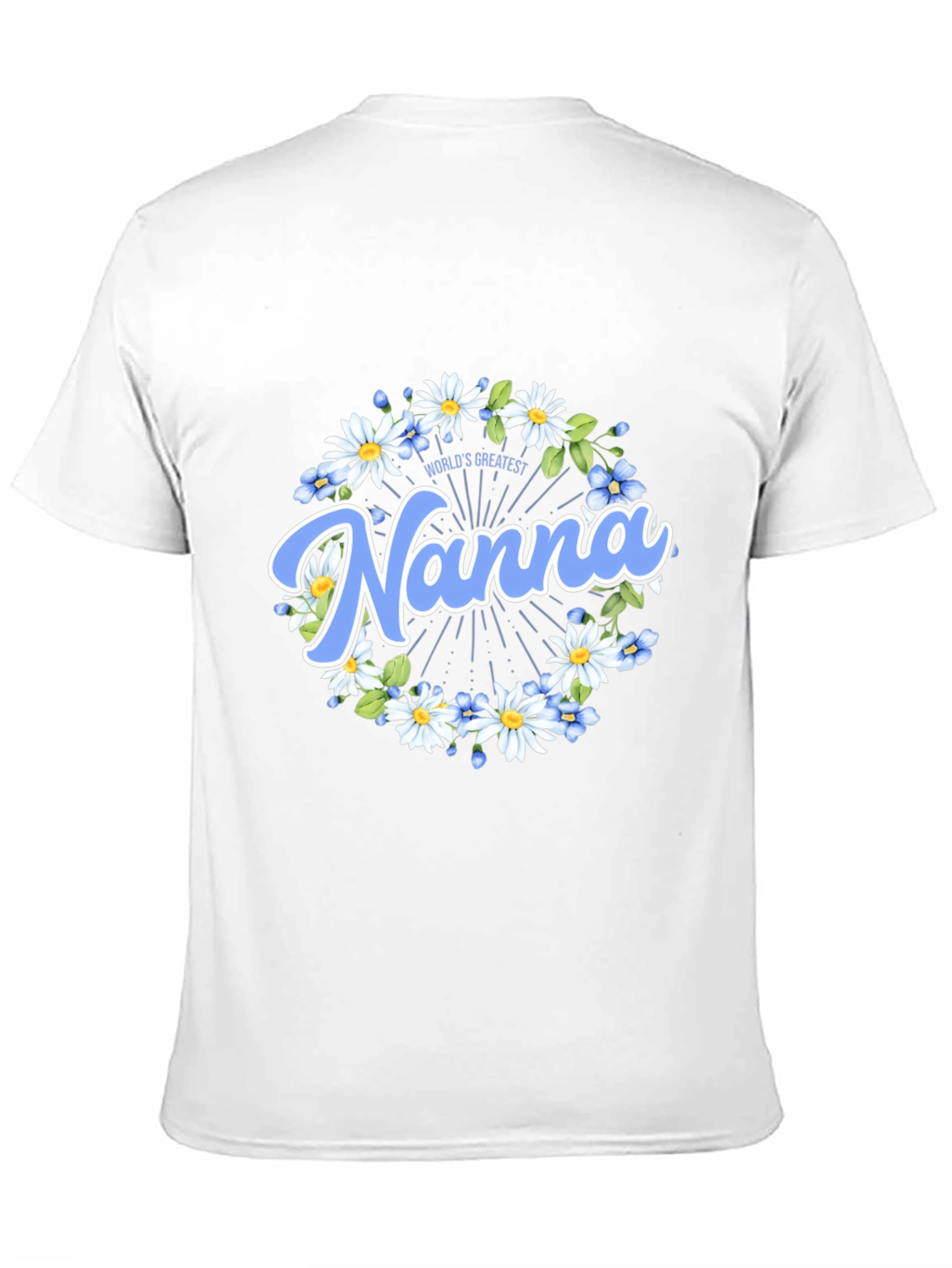 Black World's Greatest Nanna Graphic T-Shirt view 11