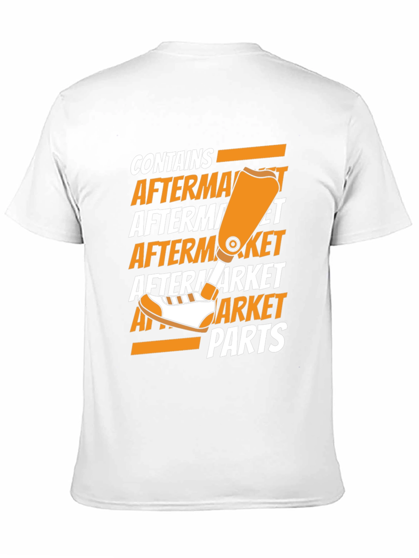 Black Aftermarket Parts T-Shirt view 11
