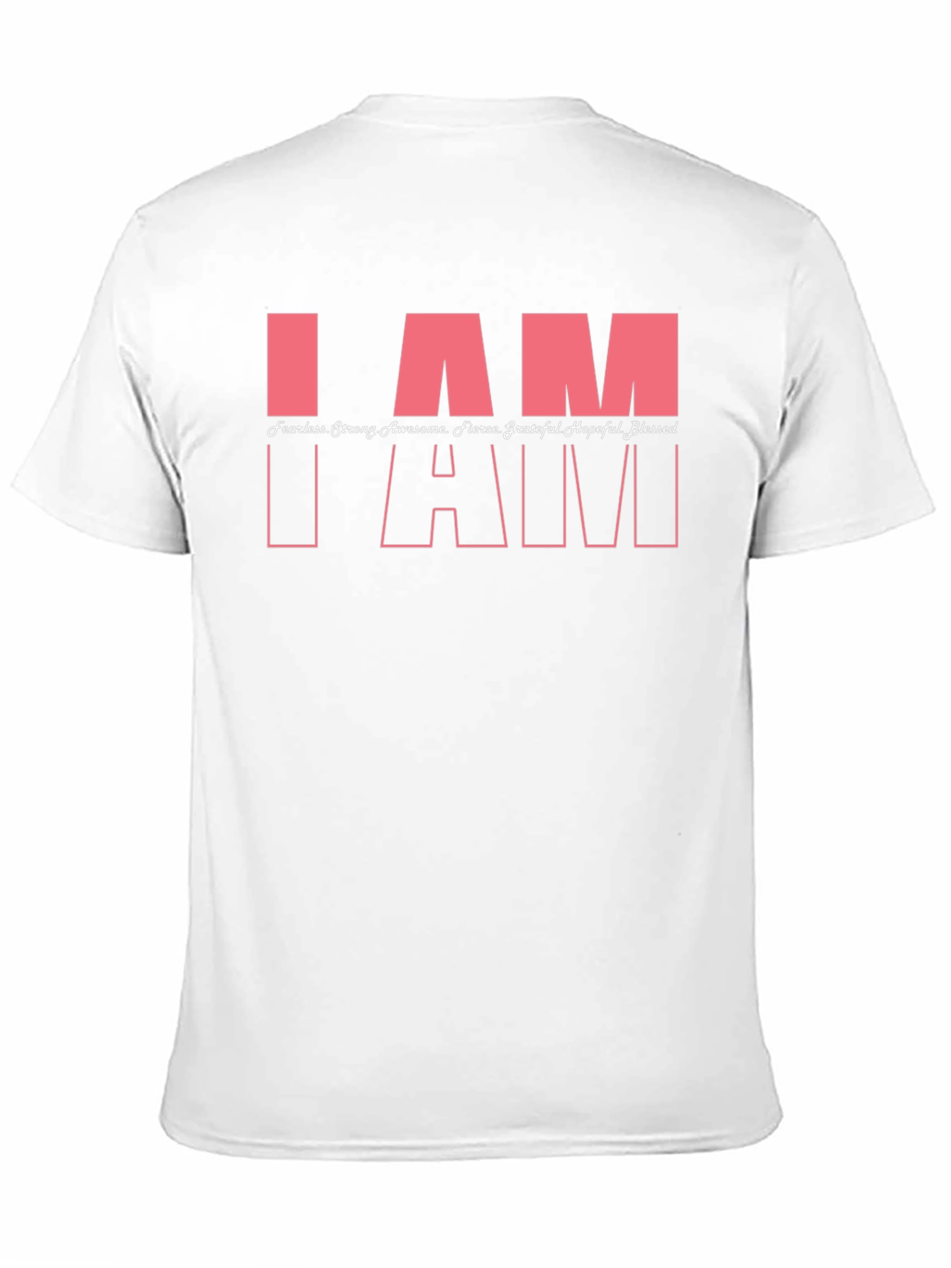 Black Empowering I AM T-Shirt - Black view 11