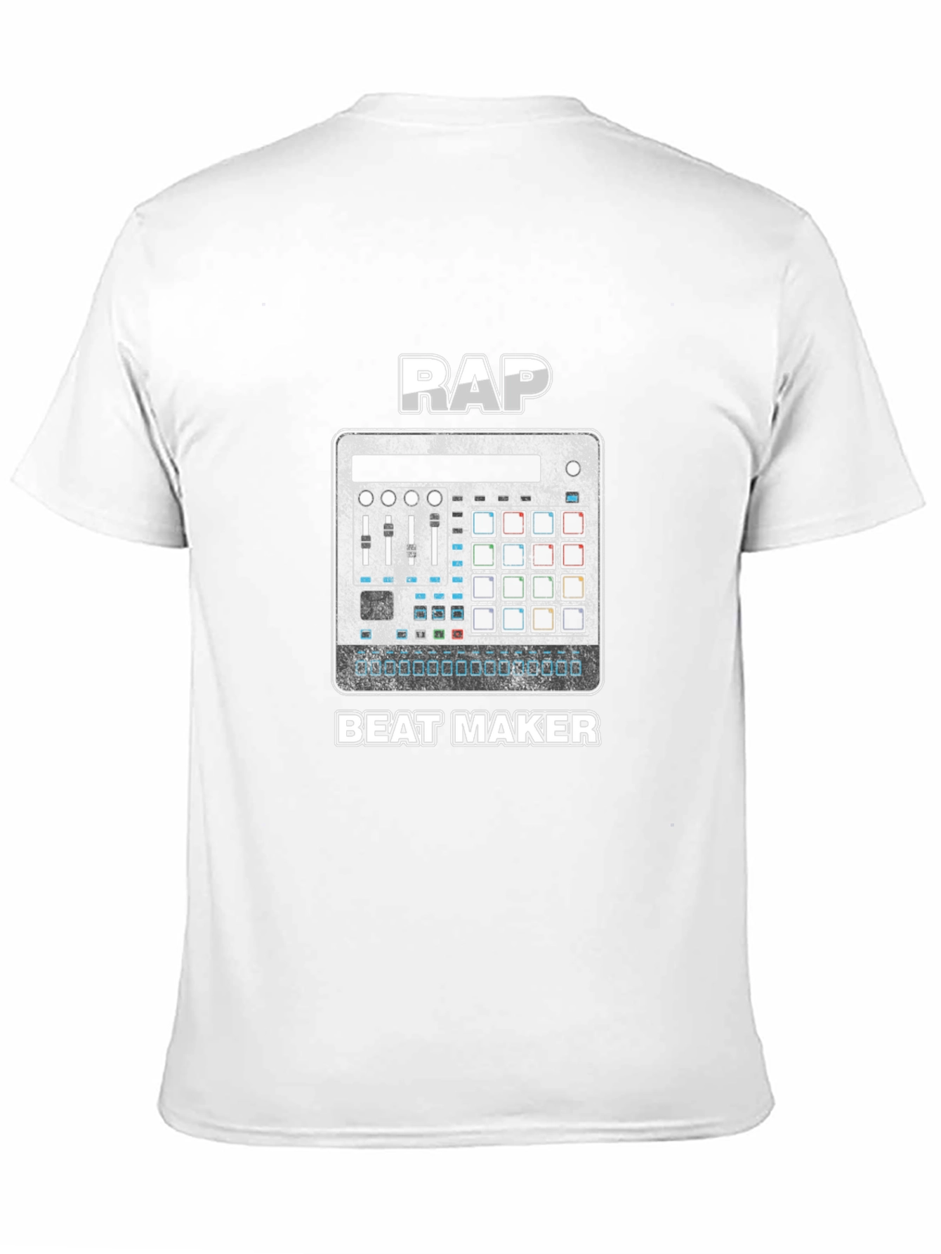 Black Rap Beat Maker T-Shirt - Music Producer Tee view 11