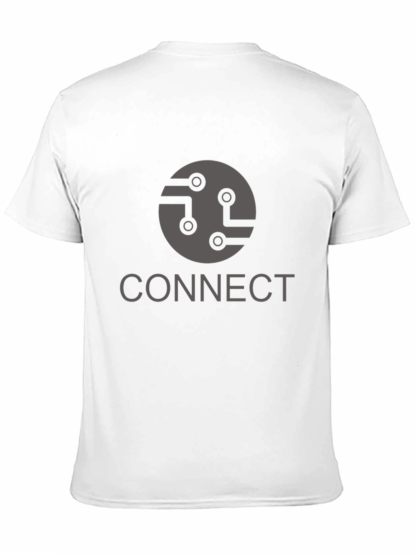 Black Connect Graphic T-Shirt - Black Cotton Blend view 11