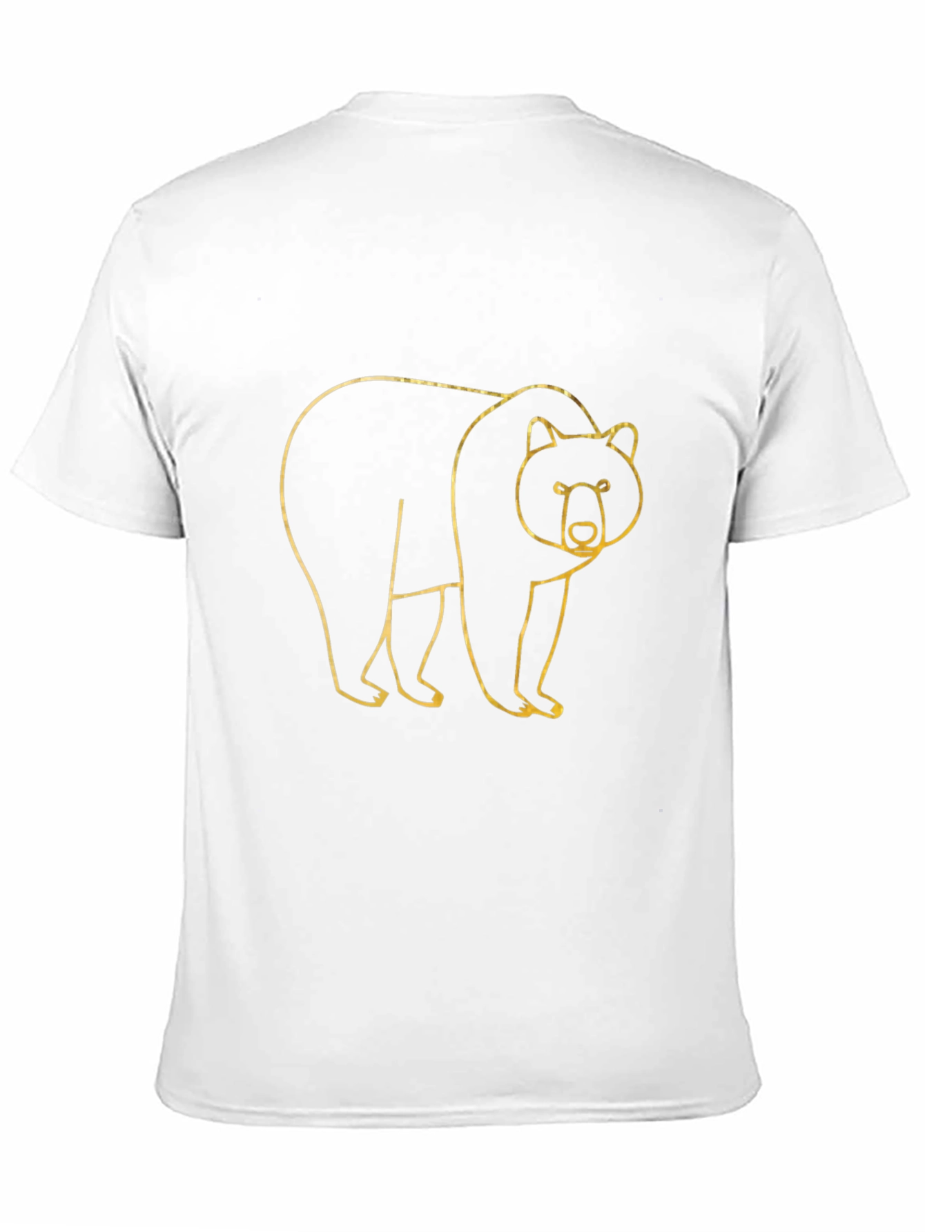 Black Bear Outline Graphic Tee - Black view 11