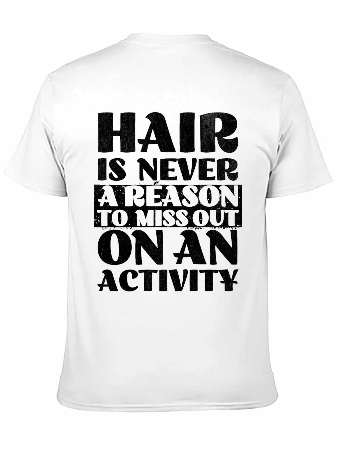 Black Hair Is Never A Reason T-Shirt view 11