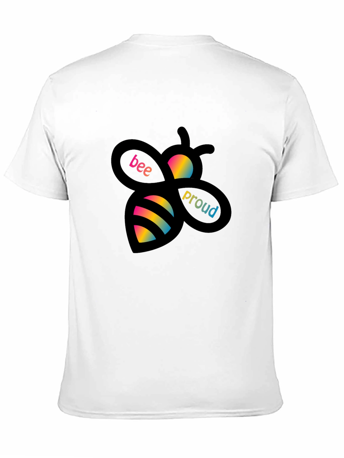 Black Bee Proud Graphic Tee - Black Cotton Blend view 11