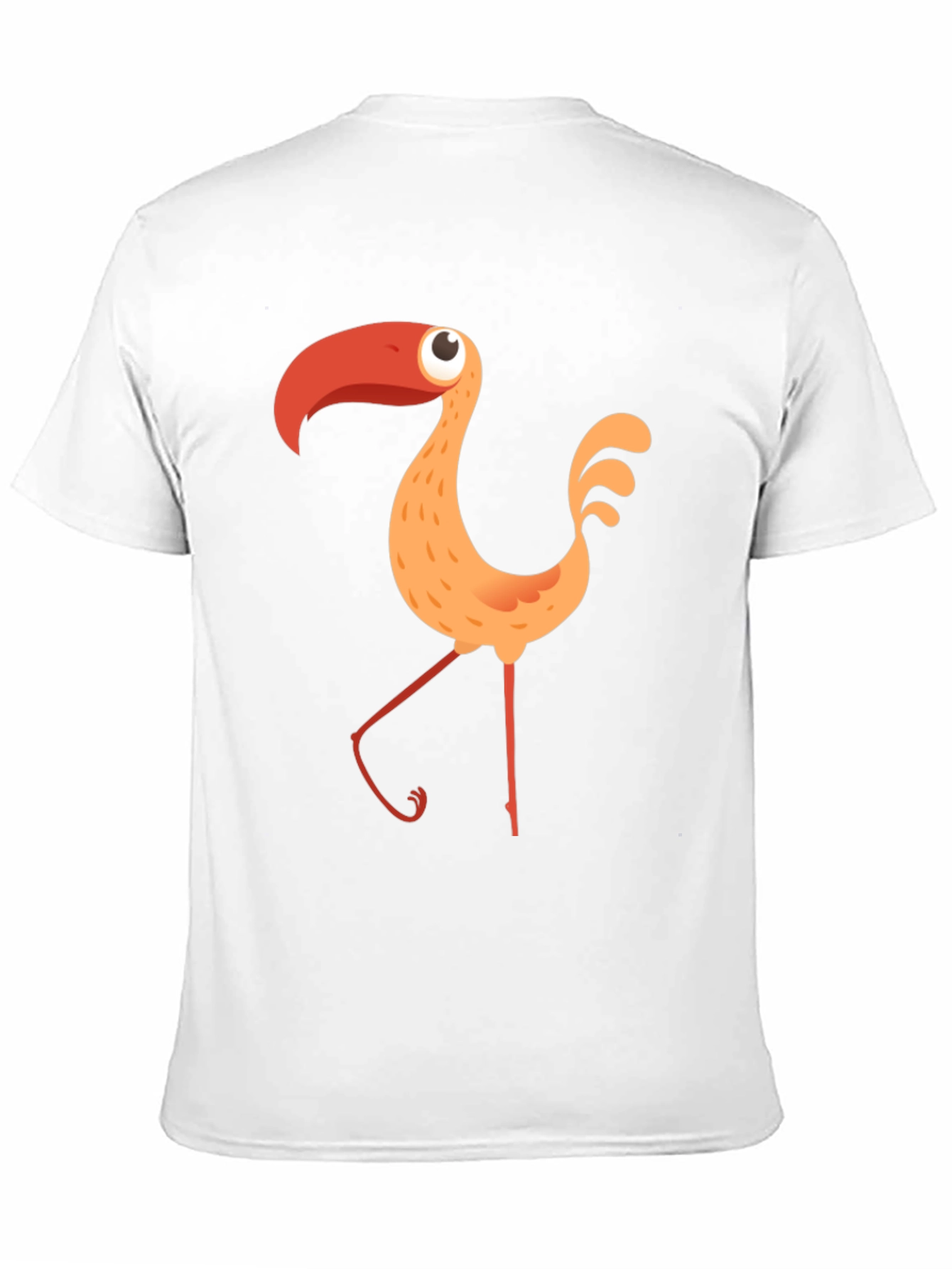 Black Funky Flamingo Graphic Black T-Shirt view 11