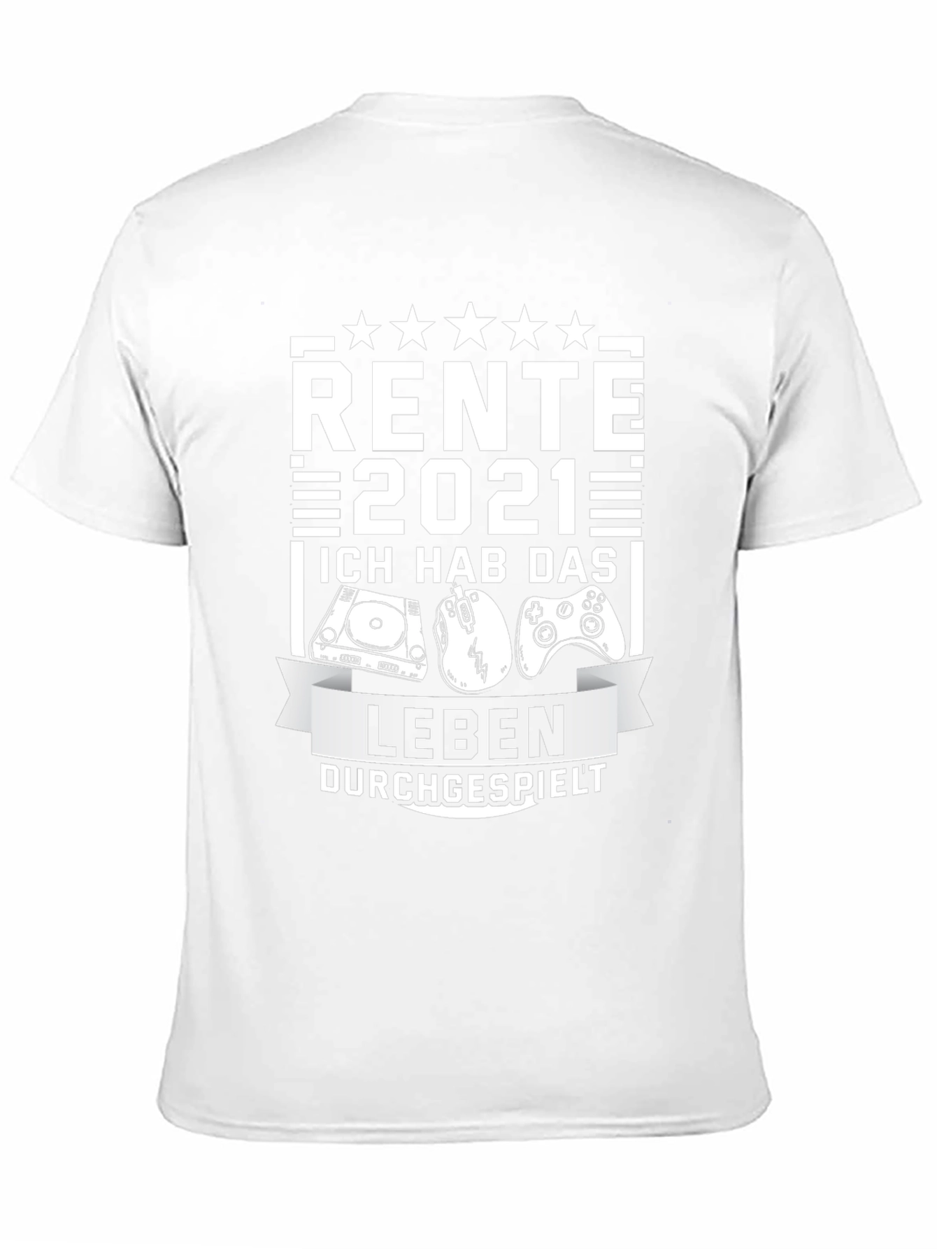Black Rente 2021 Gamer T-Shirt view 11