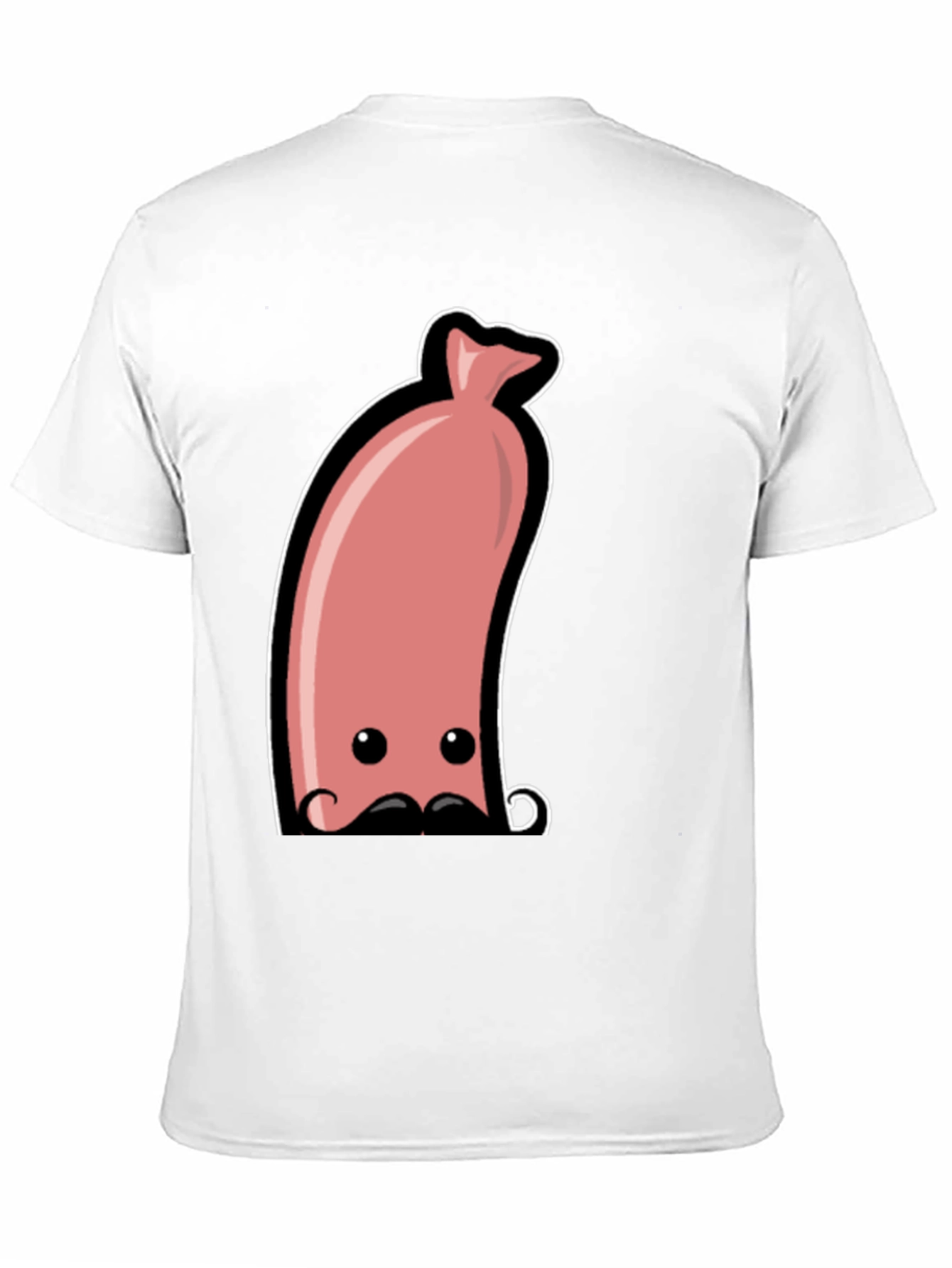Black Funny Sausage Graphic Tee - Men's Black T-Shirt view 11