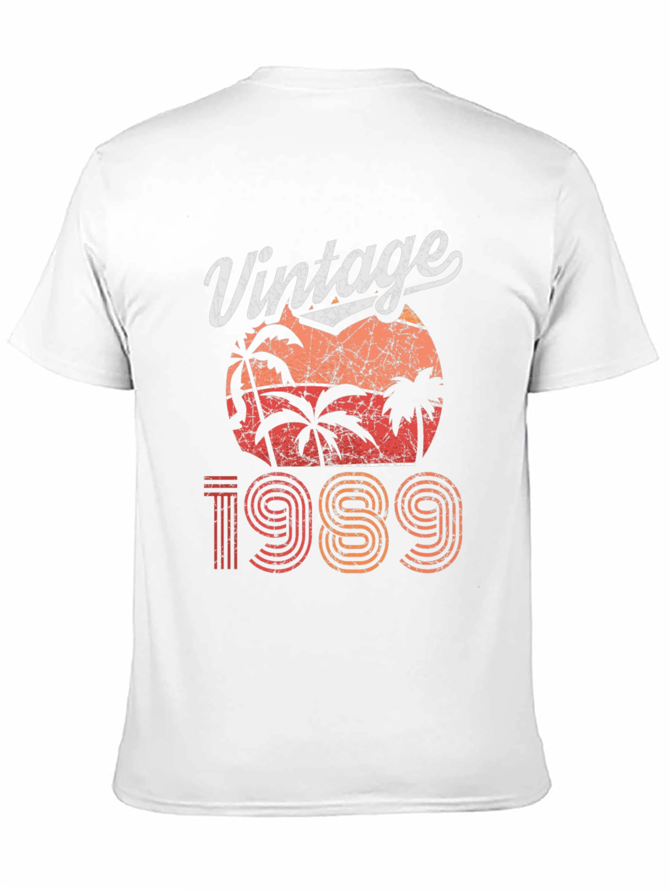 Black Vintage 1989 Palm Tree Graphic T-Shirt view 11