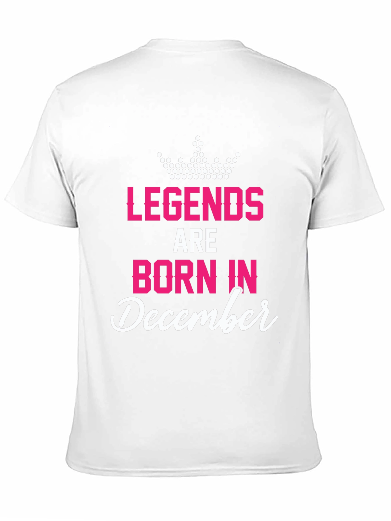 Black Legends Are Born In December T-Shirt view 11