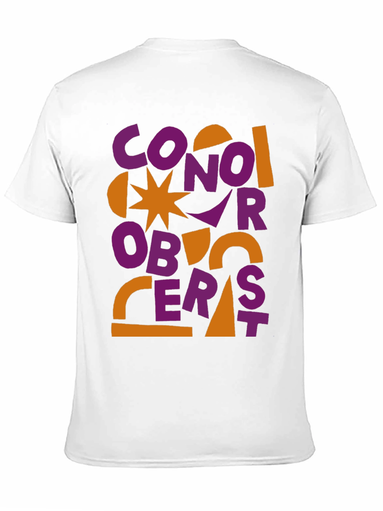 Black Conor Oberst Graphic Tee - Abstract Style view 11