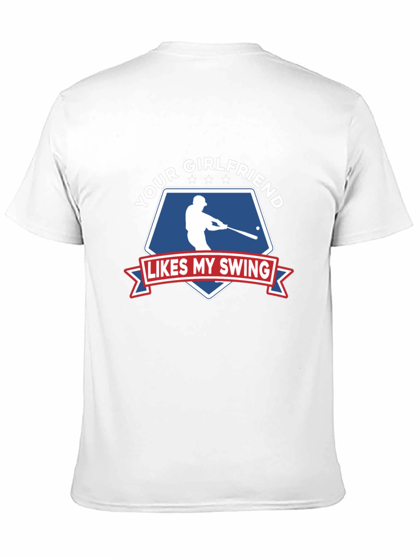 Black Your Girlfriend Likes My Swing T-Shirt view 11