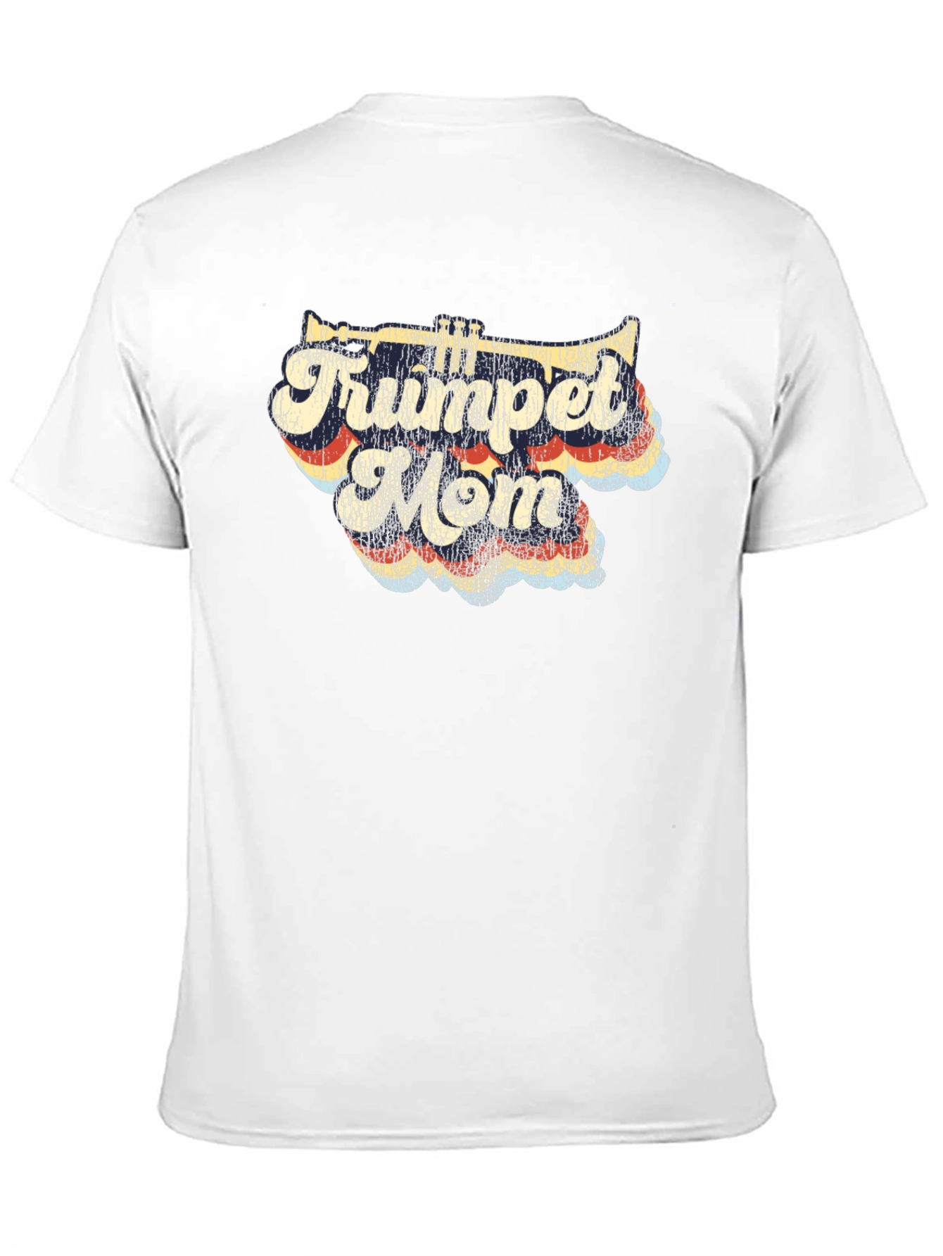 Black Trumpet Mom Graphic T-Shirt view 11