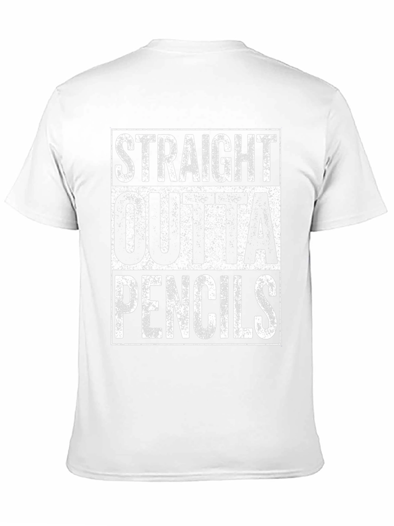 Black Straight Outta Pencils Graphic Tee view 11