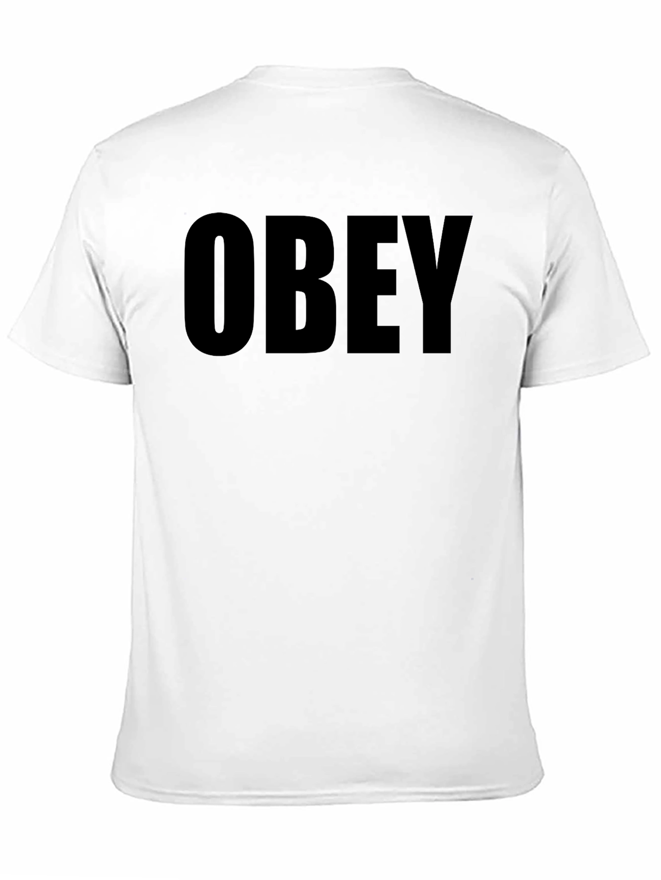 Black Obey Graphic Tee - Bold Statement T-Shirt view 11