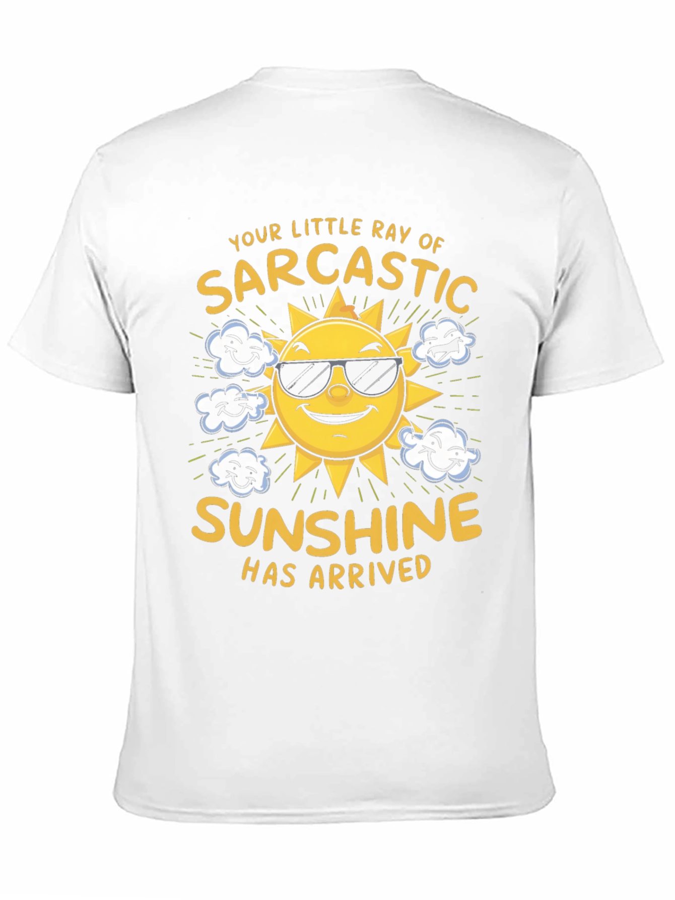 Black Sarcastic Sunshine Graphic Tee view 11