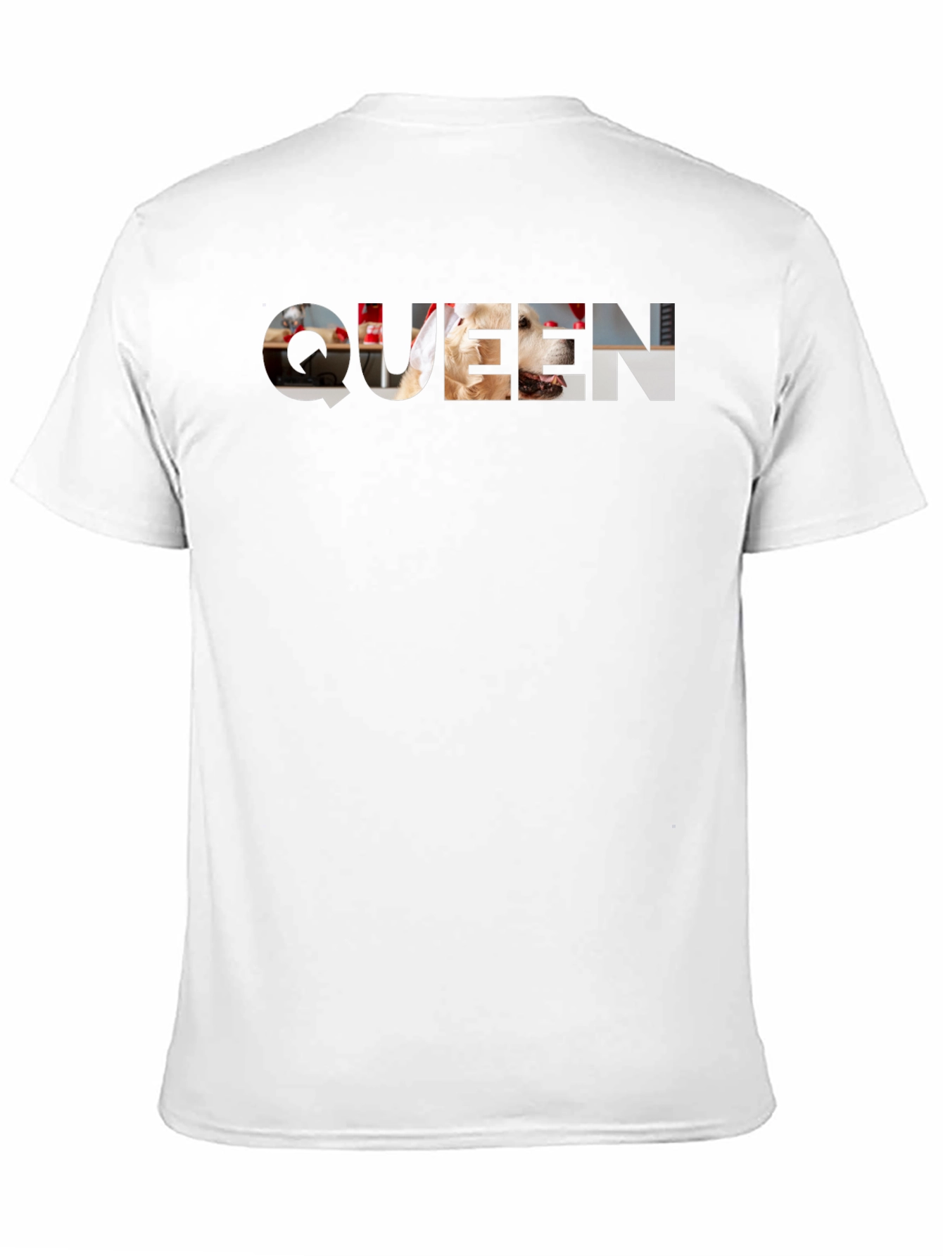 Black Queen Dog Graphic Tee - Black view 11