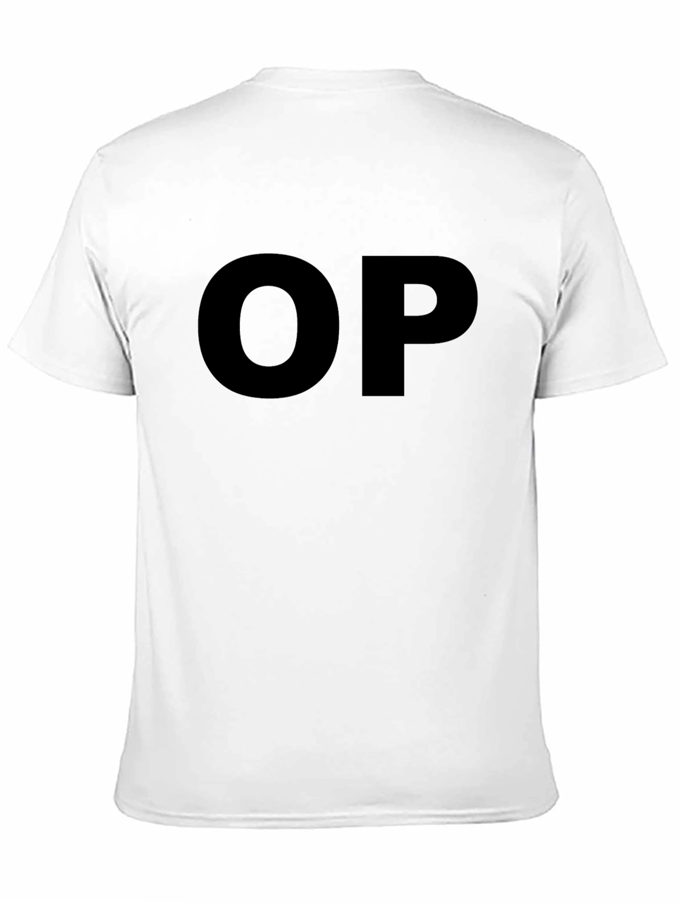 Black Black "OP" Graphic Tee - Casual Style view 11