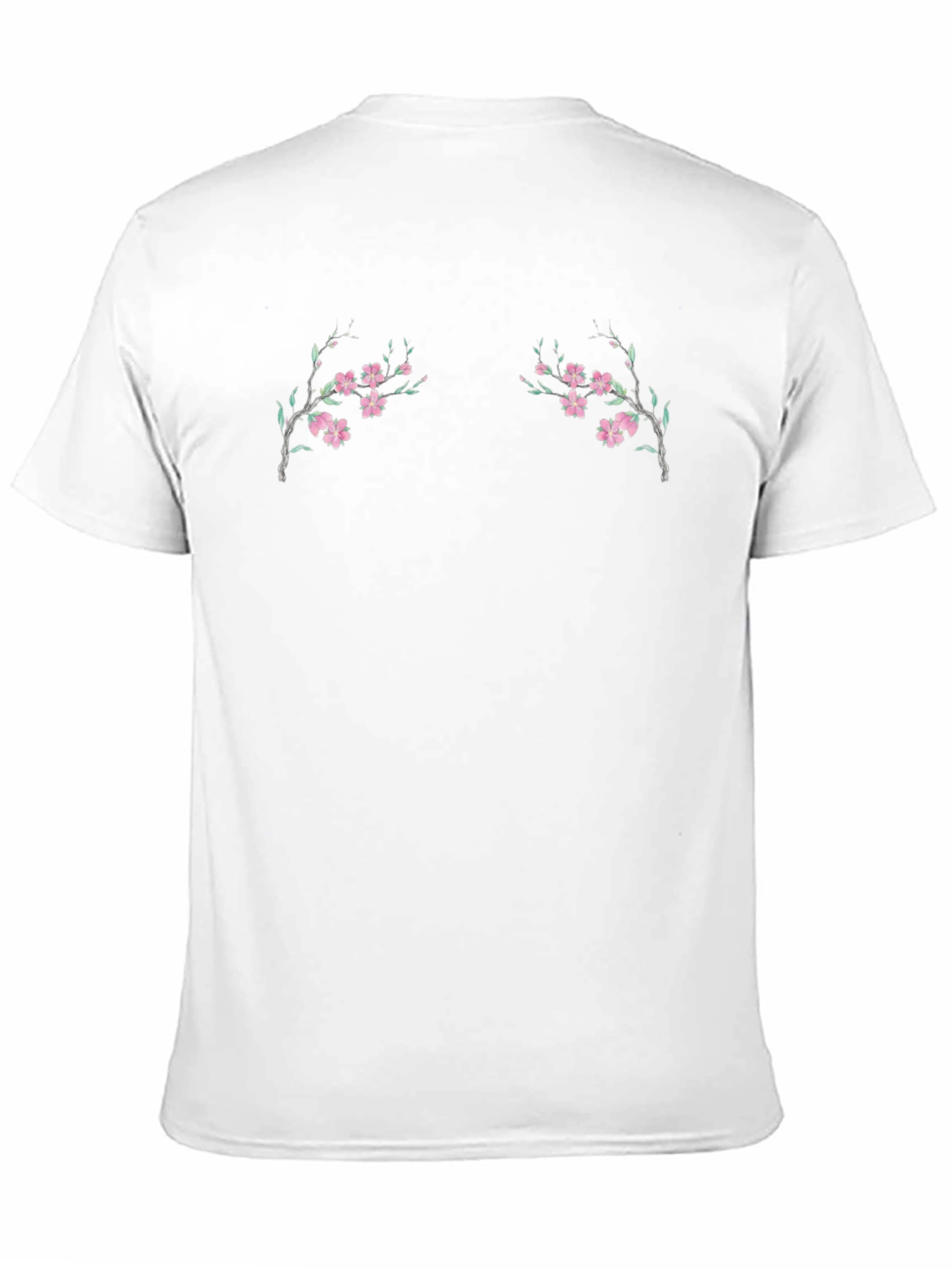 Black Black Cherry Blossom T-Shirt view 11